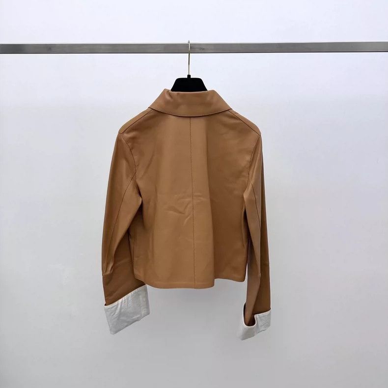 Loewe LOEWE Thin leather coat Size XXS / US 00 / IT 34 - 4 Thumbnail