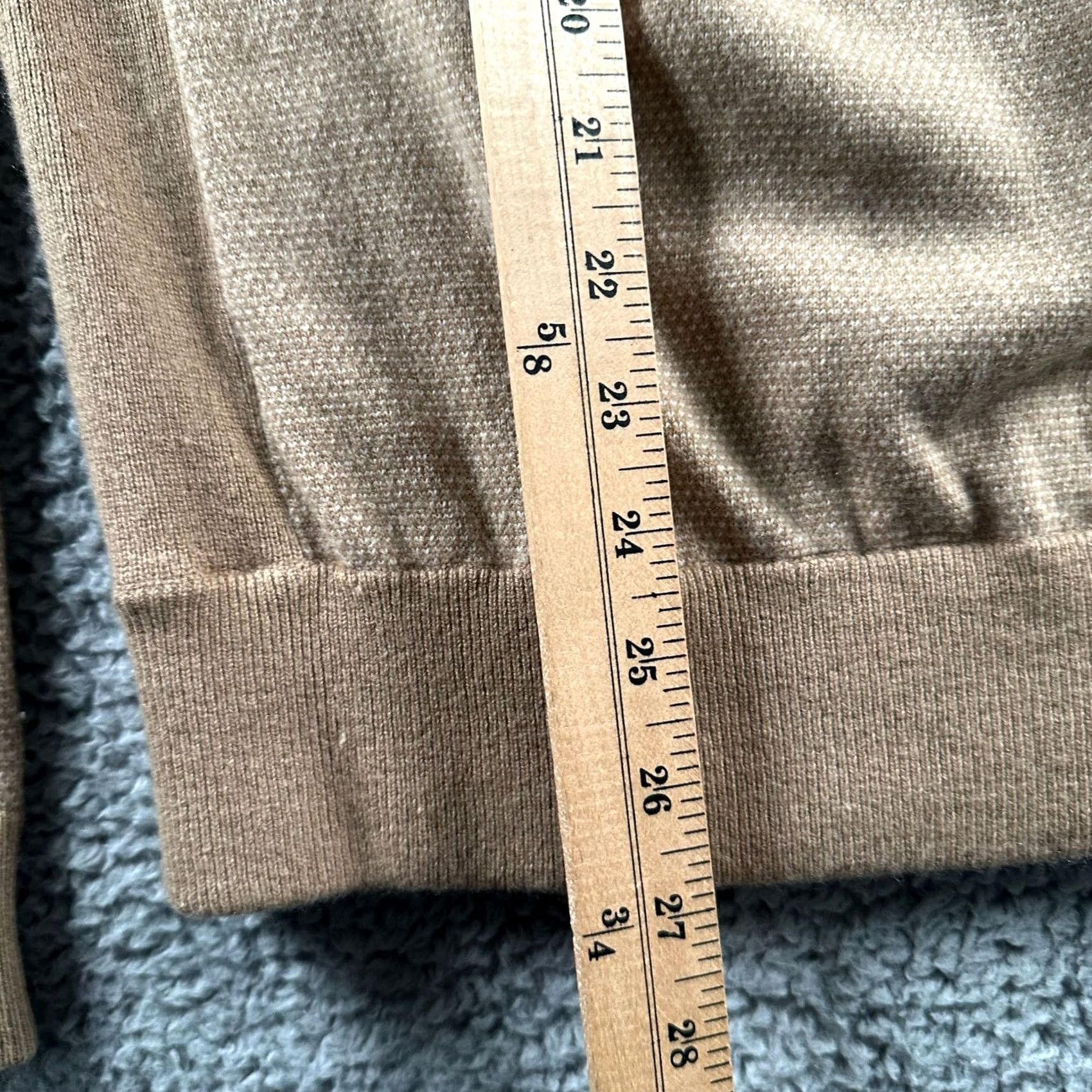 Vince Vince Sweater Mens S Camel Wool Cashmere Crewneck Pullover Knit Beige Tight-Knit Size US S / EU 44-46 / 1 - 7 Thumbnail