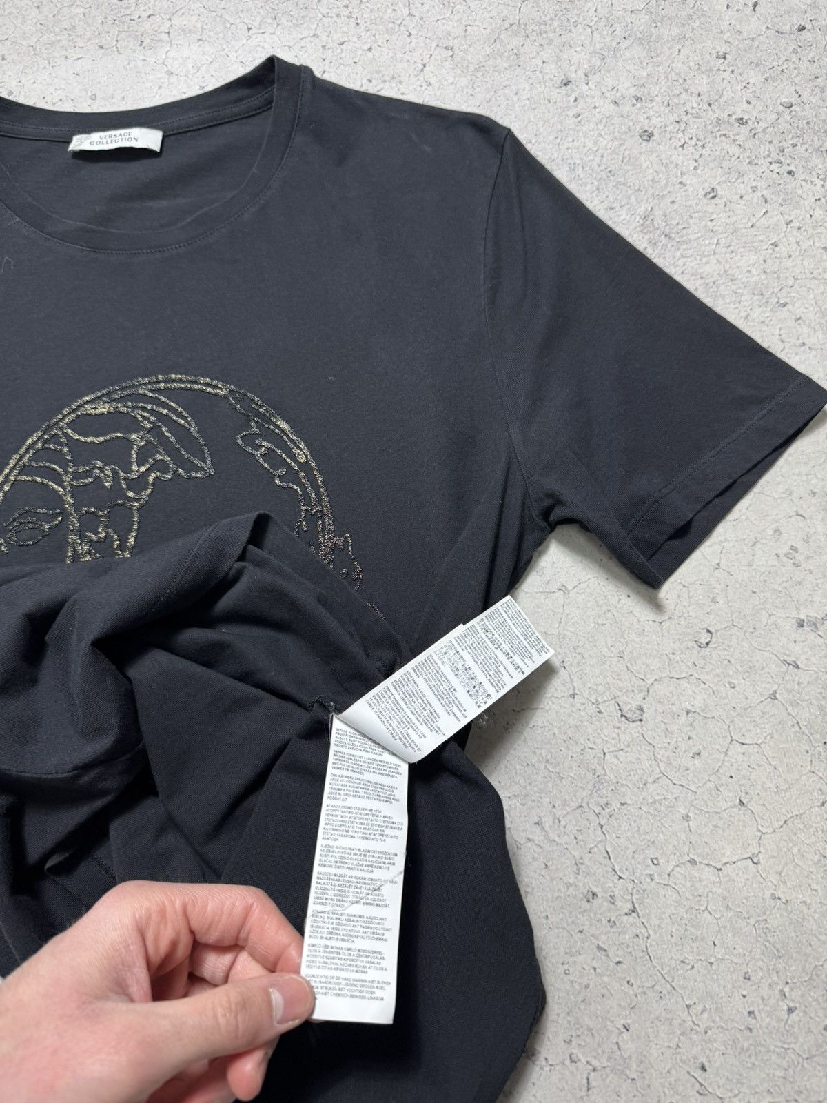Versace Gianni Versace Medusa Big Logo Black Luxury T-Shirt Size S Size US S / EU 44-46 / 1 - 10 Thumbnail