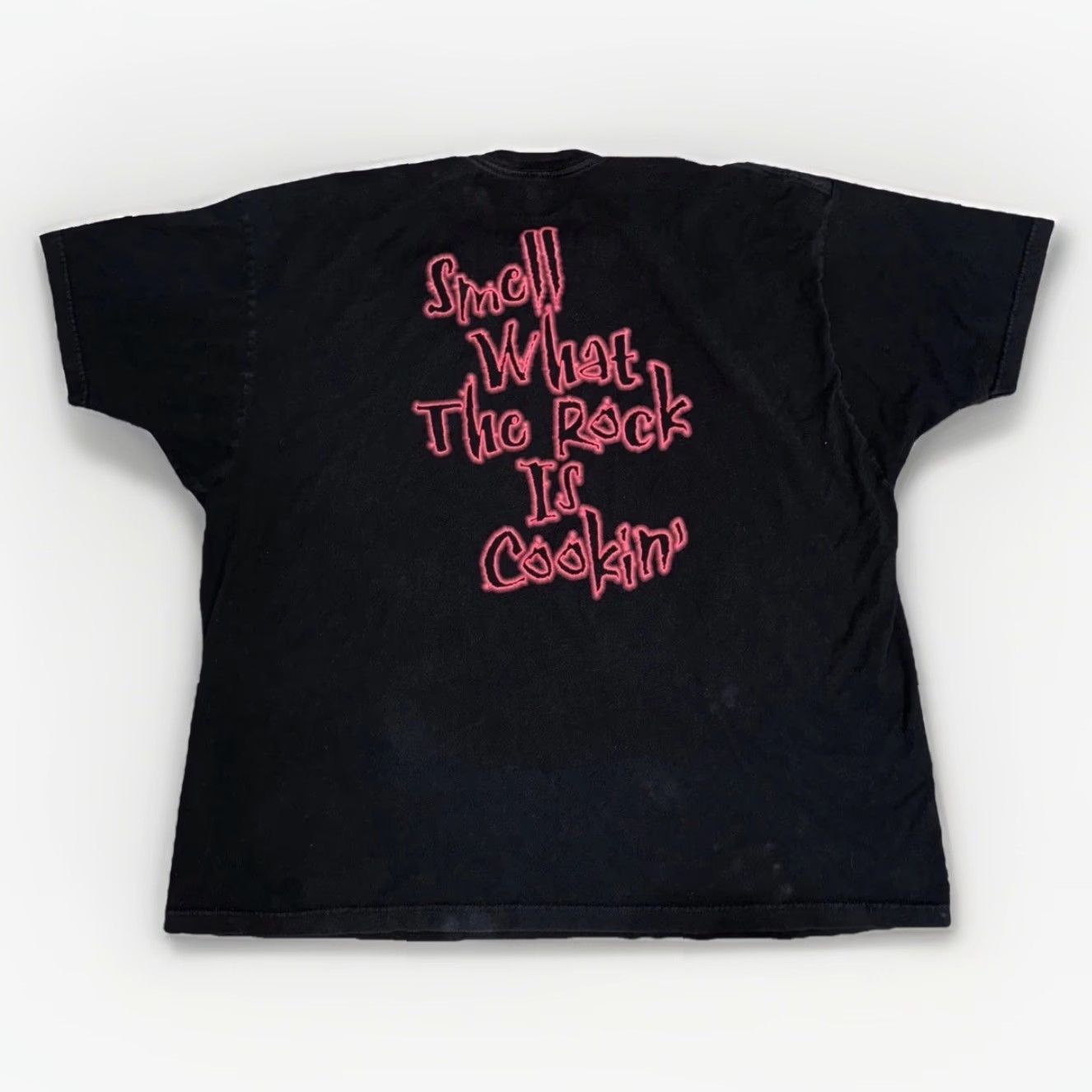 Logo 7 WWE The Rock Smell What The Rock Is Cooking T-Shirt Black 3XL Adult Mens 27x28 Graphic Print Logo Short Sleeve Rock Wwf Wrestling The Rock Top Seller Size US XXL / EU 58 / 5 - 4 Thumbnail
