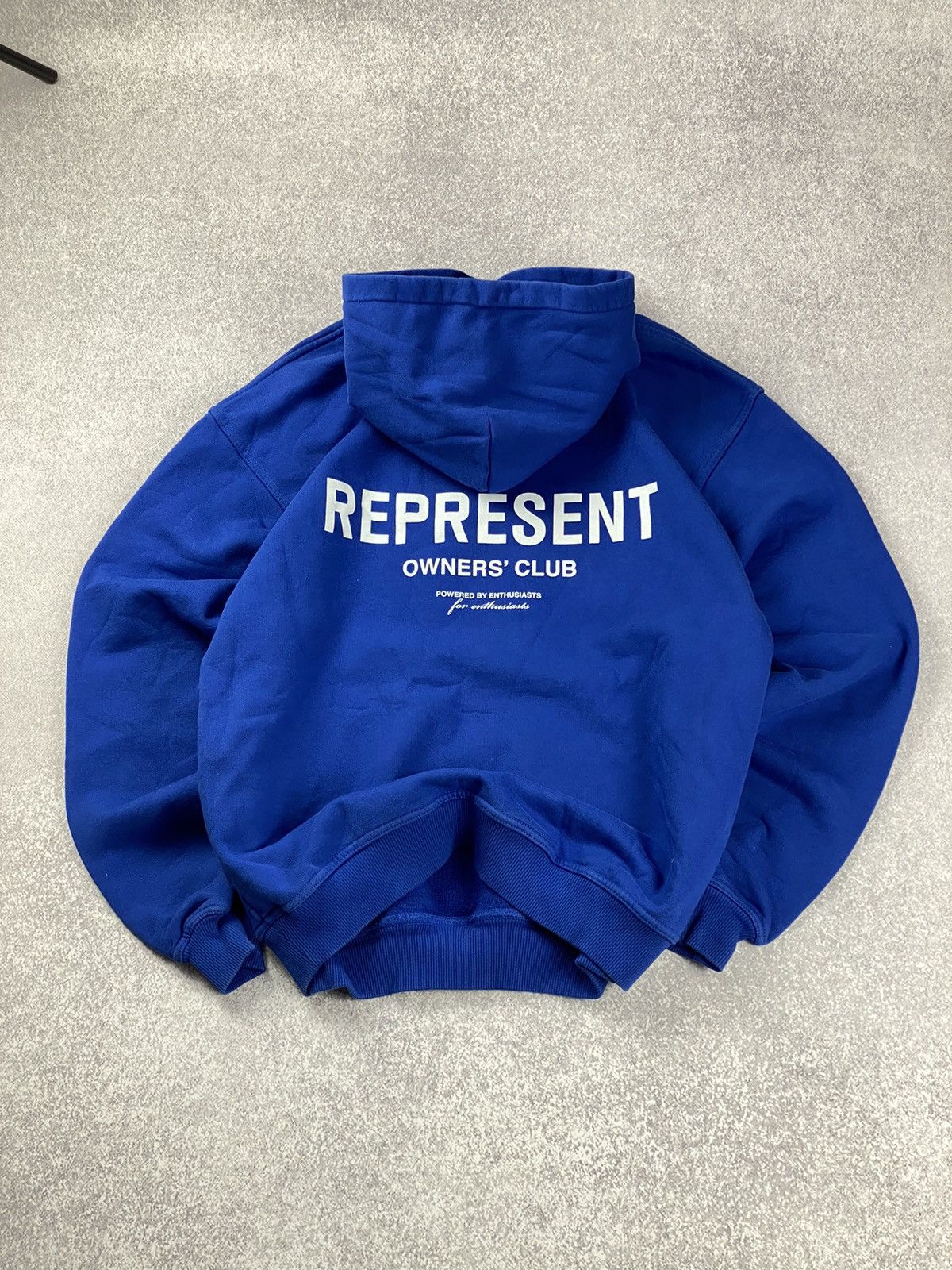 Represent Clo. Represent Owners Club Hoodie Blue Mens S/M Size US M / EU 48-50 / 2 - 1 Thumbnail