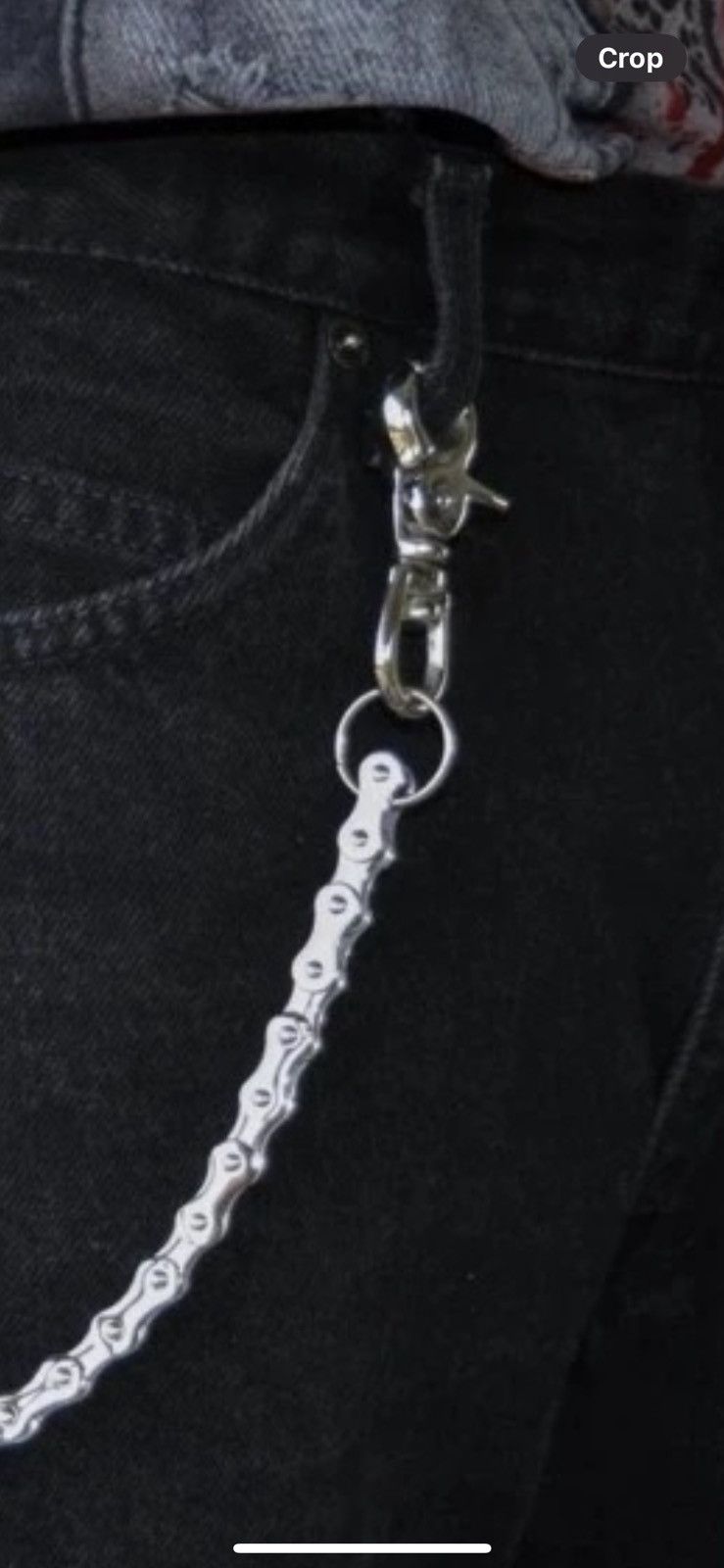 Jewelry Punk Rock Unique Bike Chain Pant Size ONE SIZE - 3 Thumbnail