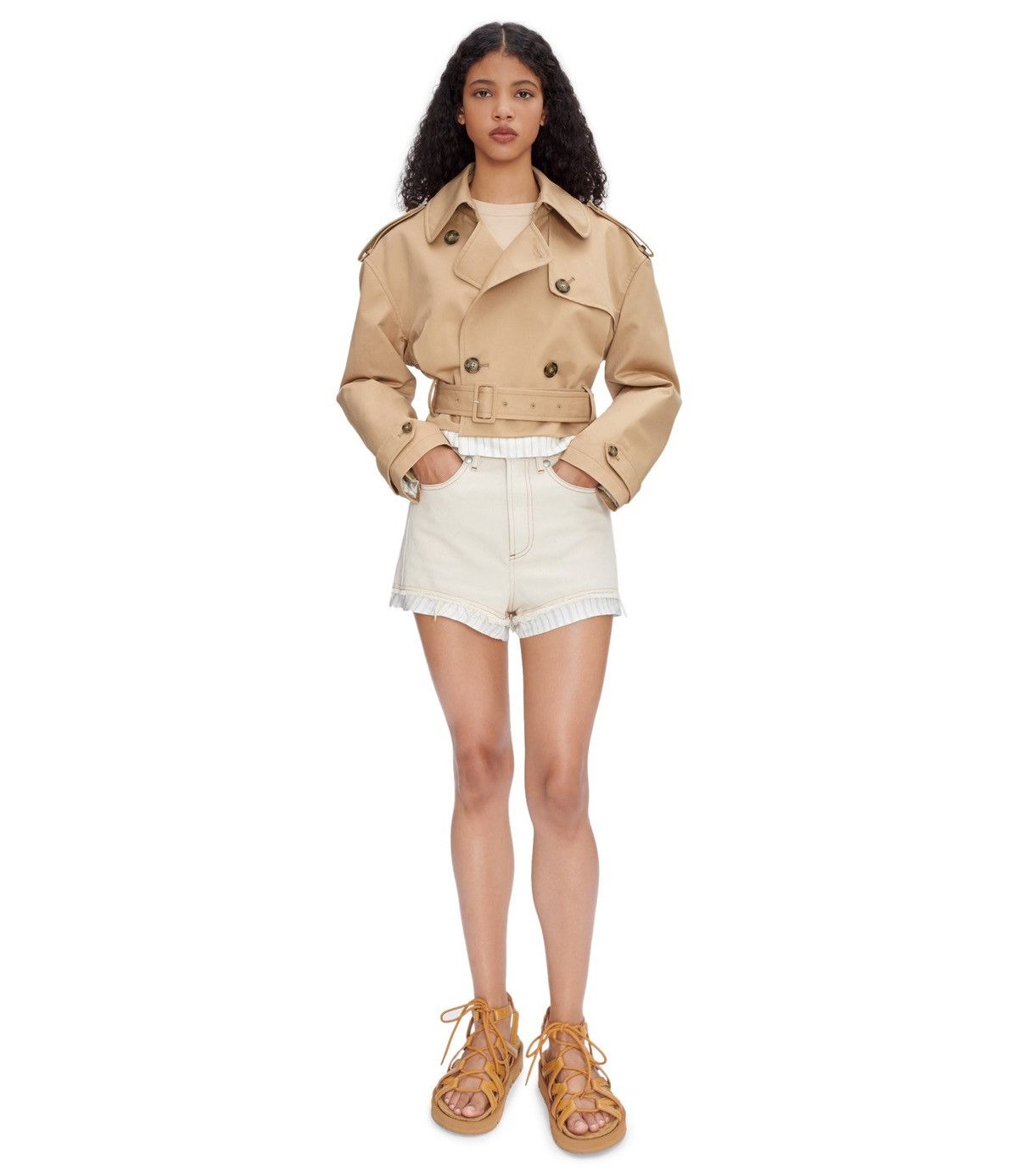 A.P.C. A.P.C. Horace Trench Coat Cropped NEW Size M / US 6-8 / IT 42-44 - 4 Thumbnail
