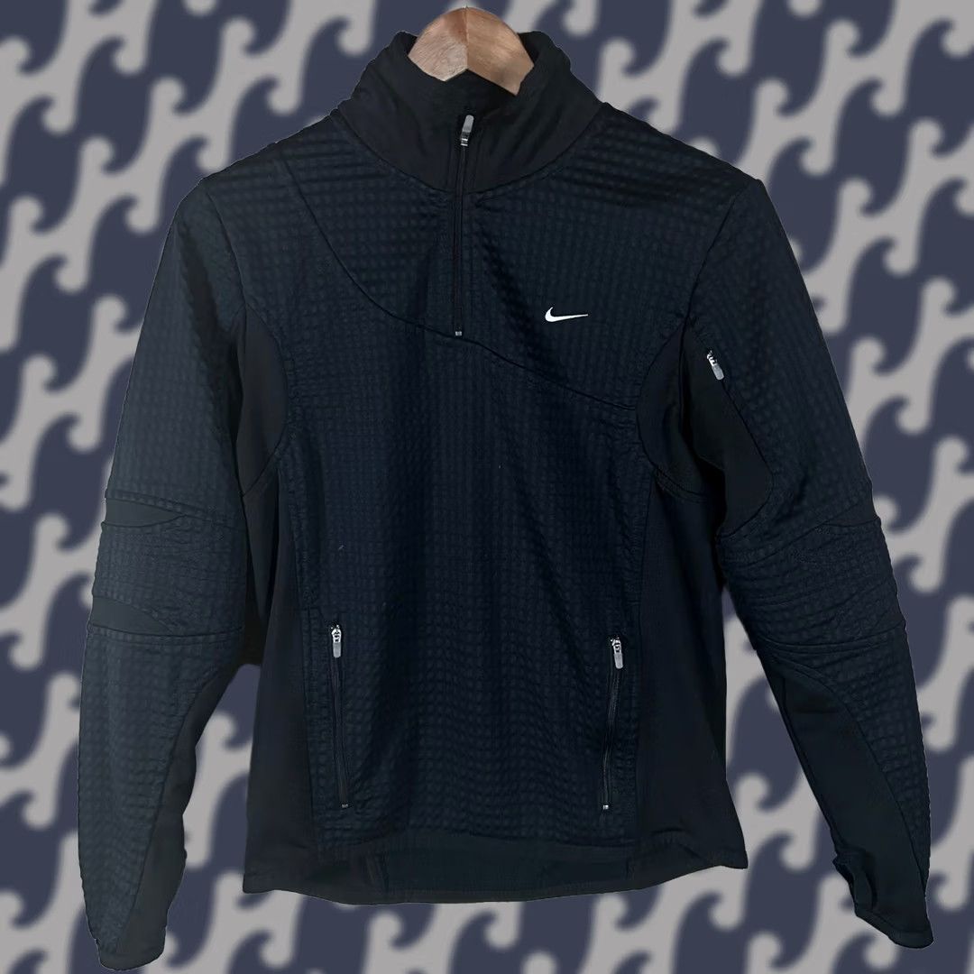 Nike Nike Sphere Thermal Quarter Zip Sweater Black Womens S Athletic Active Running Size S / US 4 / IT 40 - 1 Thumbnail