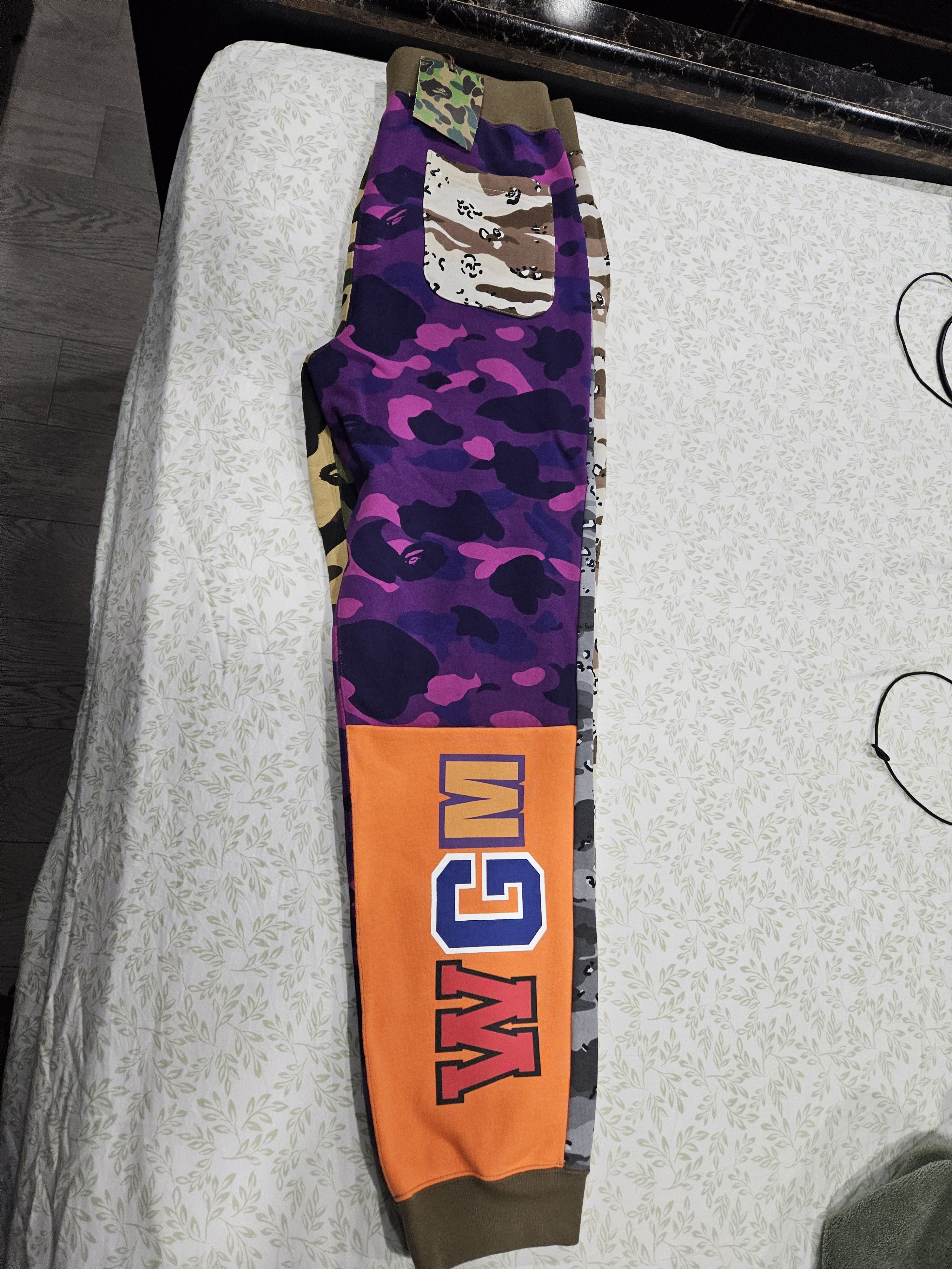 Bape Bathing Ape Shark Camo Sweatpants Size US 36 / EU 52 - 5 Thumbnail