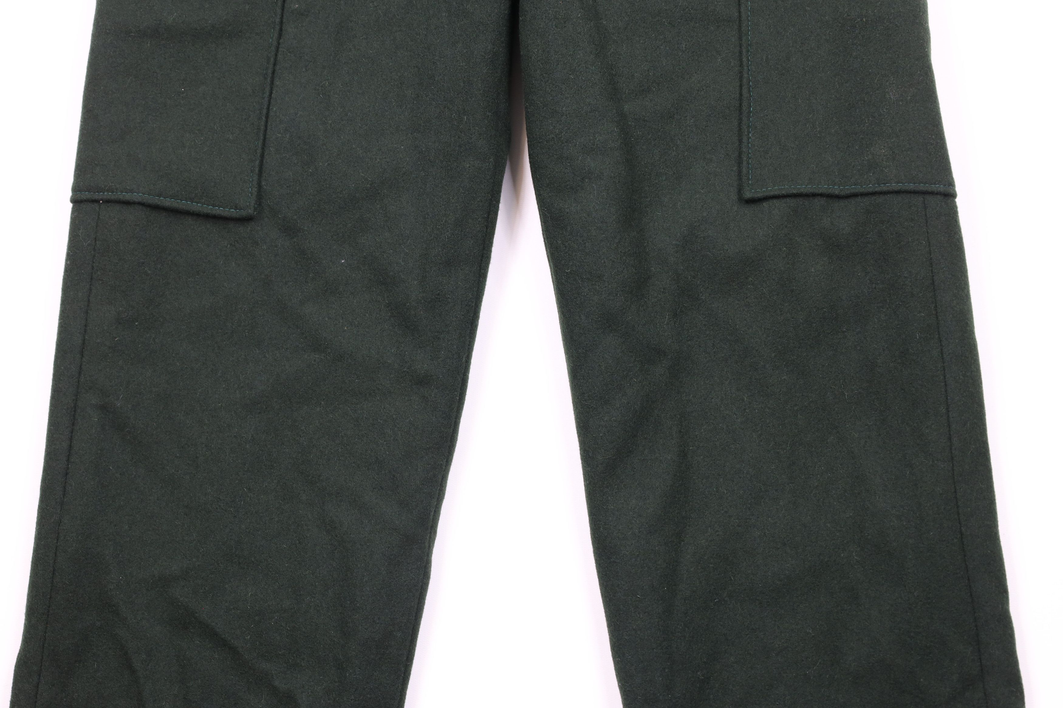 Vintage Vintage 70s Streetwear Wide Leg Wool Cargo Pants AS IS Size US 32 / EU 48 - 3 Thumbnail
