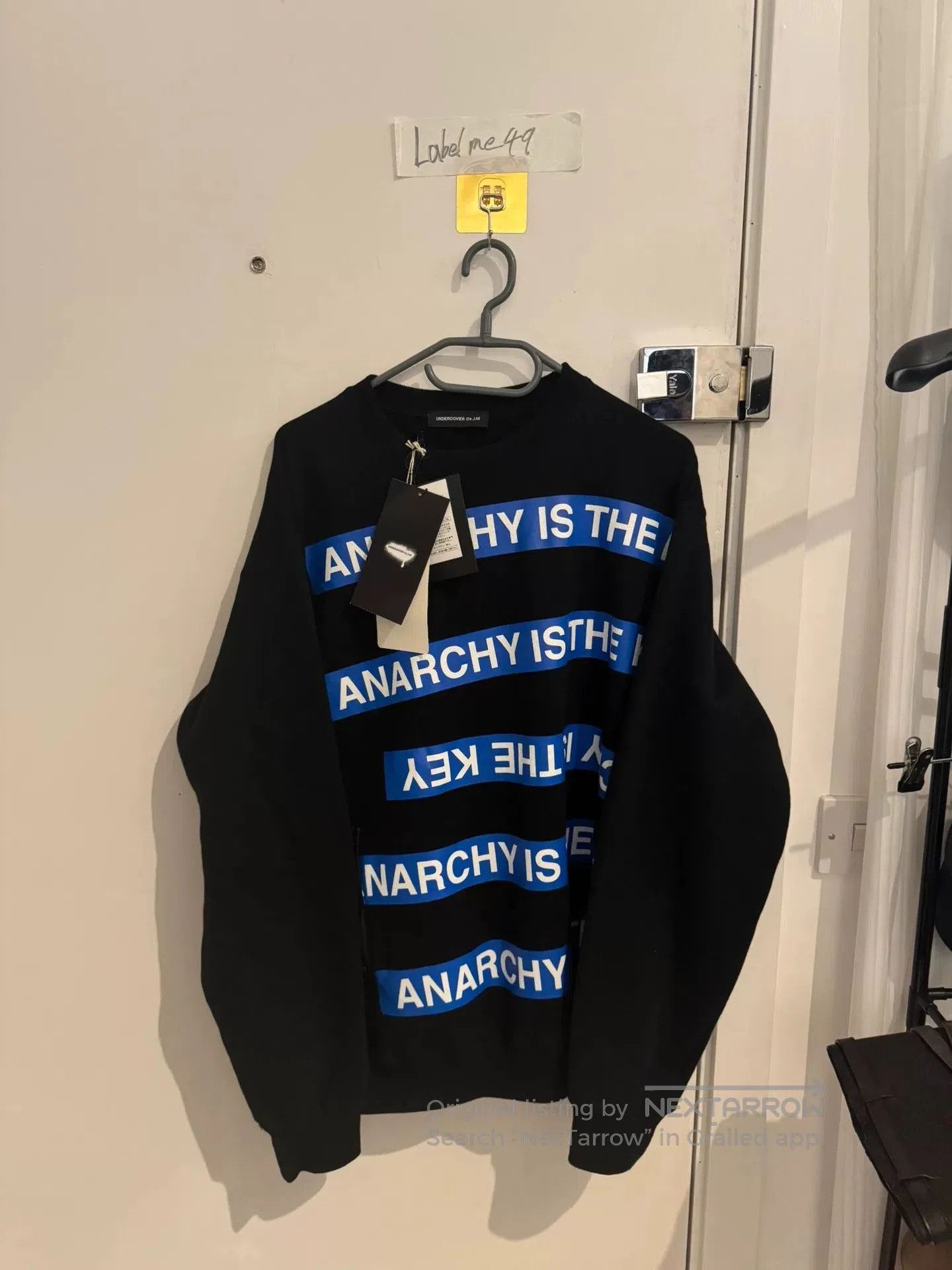 Undercover anarchy is the key crewneck cotton sweater. Size US XXL / EU 58 / 5 - 1 Thumbnail