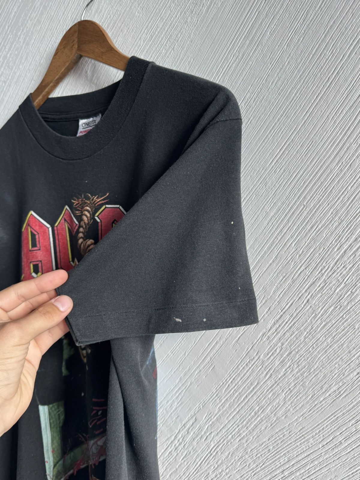 AC/DC Vintage AC/DC 1990 The Razors Edge Tour Rare Rock Shirt Sz L Size US L / EU 52-54 / 3 - 8 Thumbnail