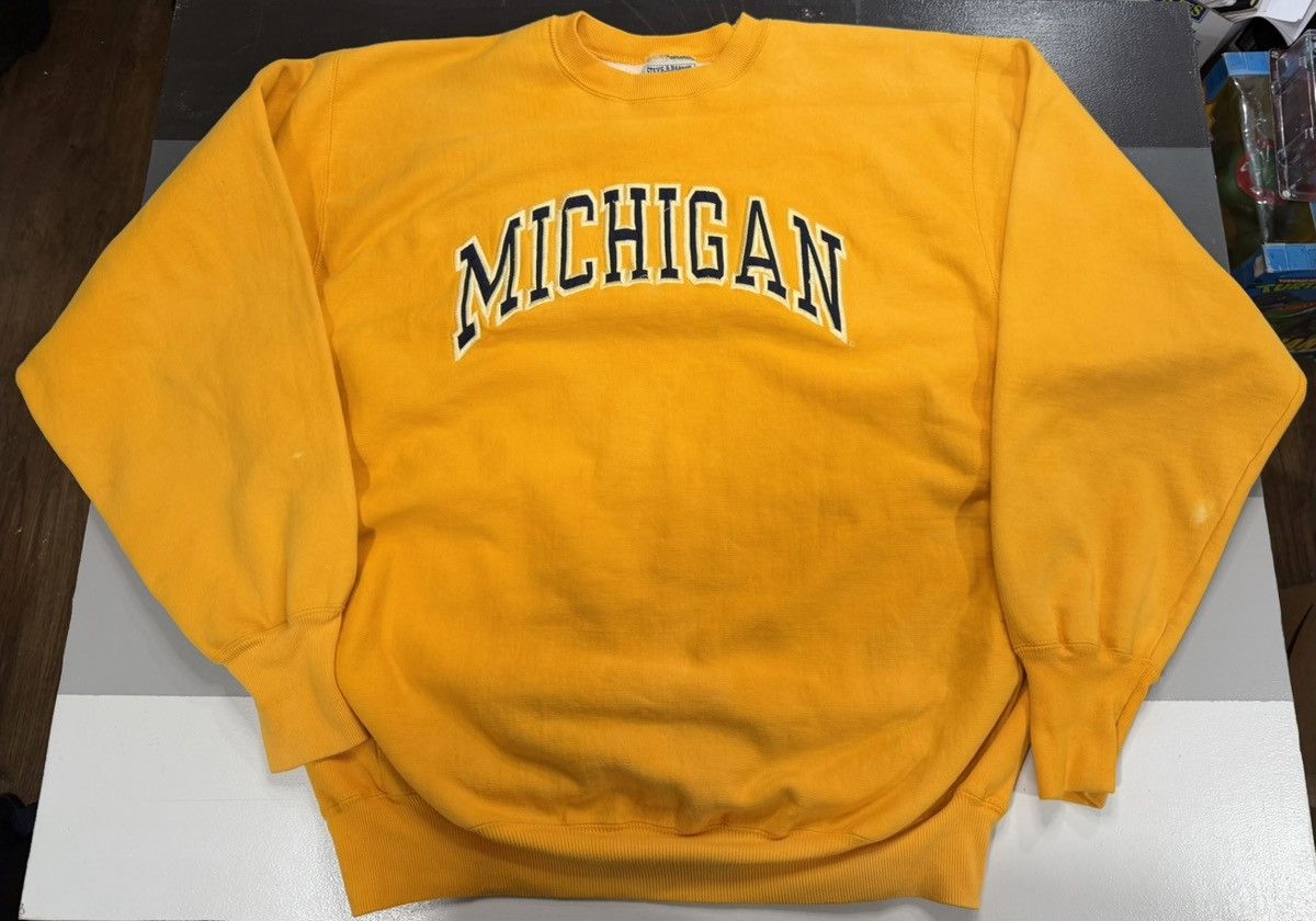 Steve And Barrys Michigan Wolverines Reverse Weave Mens 2XL Eric Koston Size US XXL / EU 58 / 5 - 1 Thumbnail