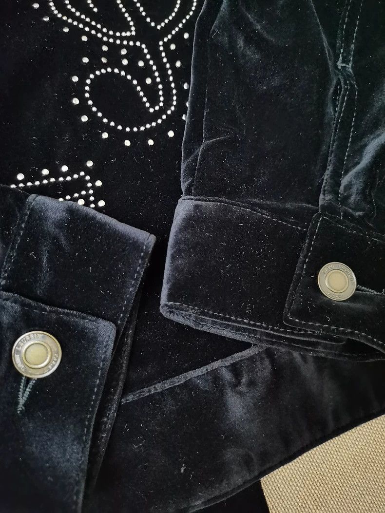Saint Laurent Paris black velvet musical note jacket size S Size US S / EU 44-46 / 1 - 5 Thumbnail