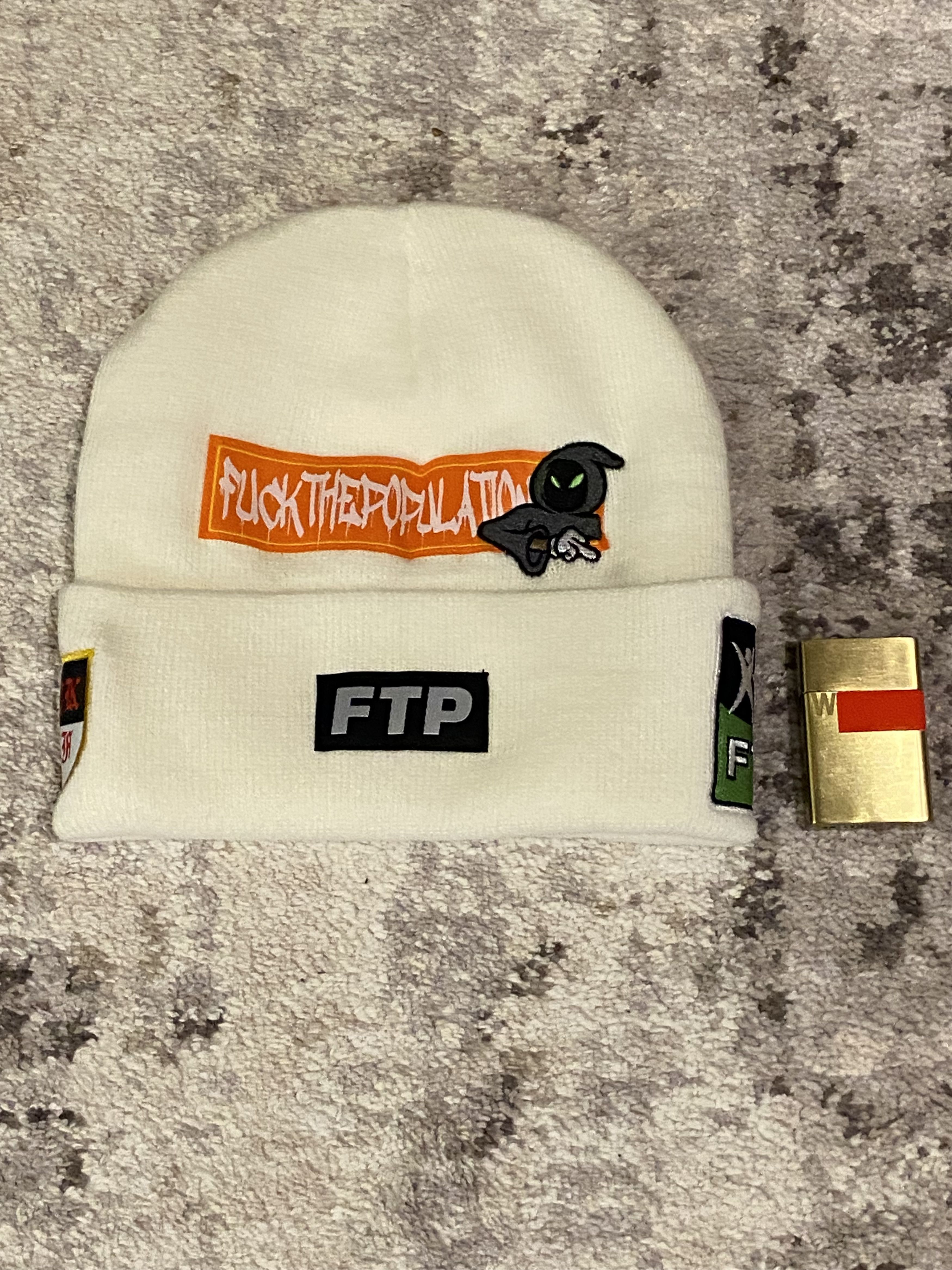 Fuck The Population FTP Club Logo Beanie Size ONE SIZE - 2 Thumbnail