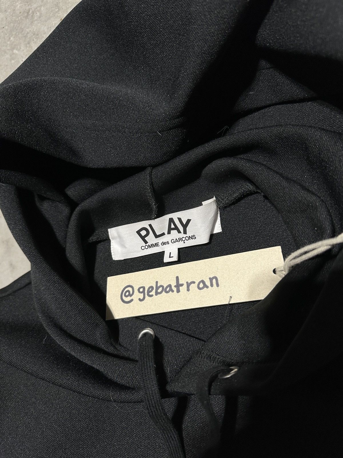 Comme des Garcons PLAY Comme Des Garçons Play Hoodie Black Large Size US L / EU 52-54 / 3 - 3 Thumbnail