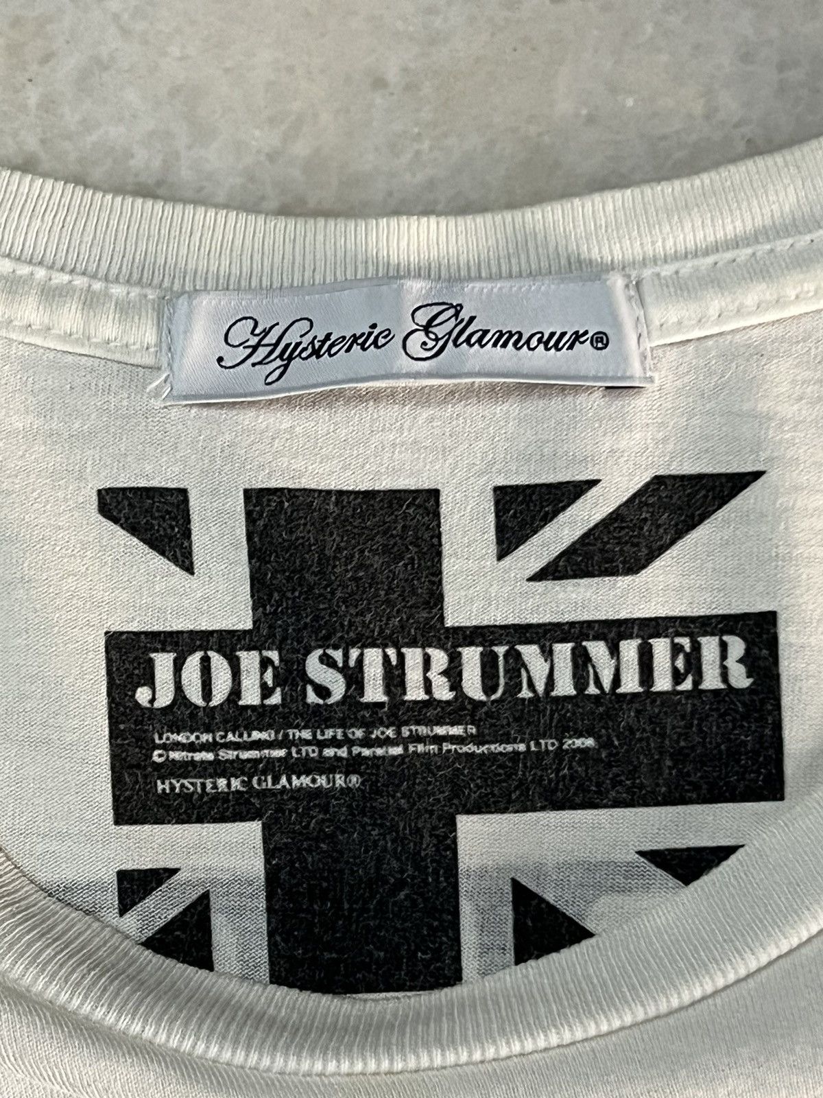 Band Tees × Hysteric Glamour 💥HYSTERIC GLAMOUR x JOE STRUMMER Size US XS / EU 42 / 0 - 8 Thumbnail