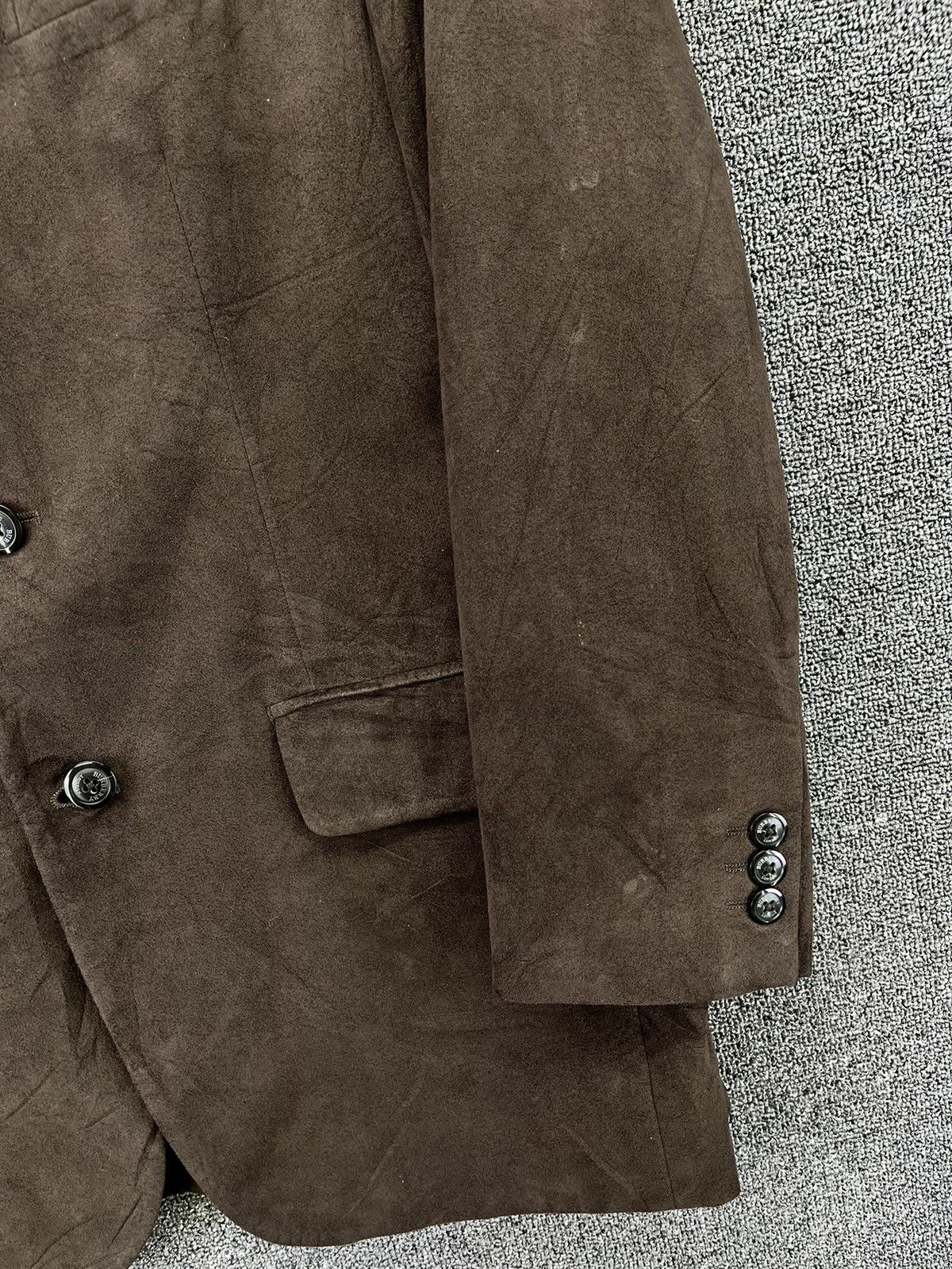Burberry Vintage Burberry London Leather Blazers Coat Jacket Size US M / EU 48-50 / 2 - 15 Thumbnail