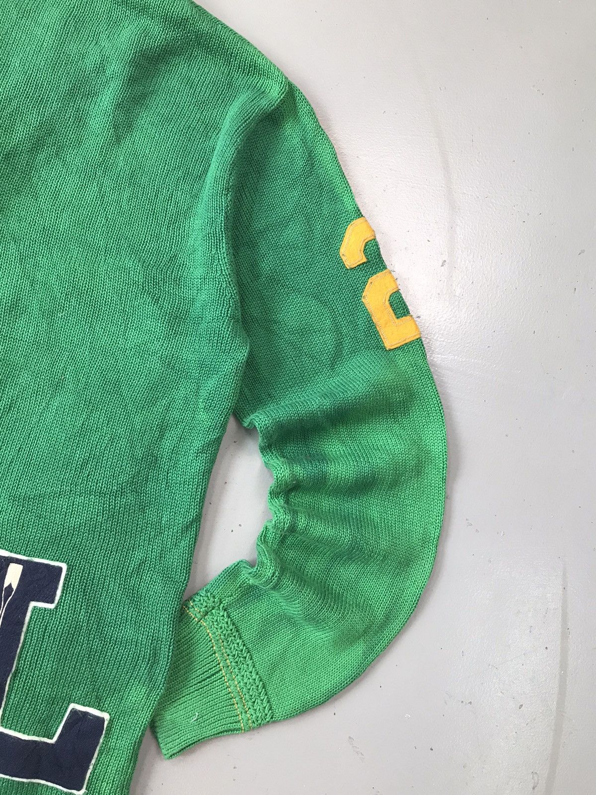 Polo Ralph Lauren × Vintage Vintage Ralph Lauren polo SpellOut patch work cardigan Size US M / EU 48-50 / 2 - 13 Thumbnail