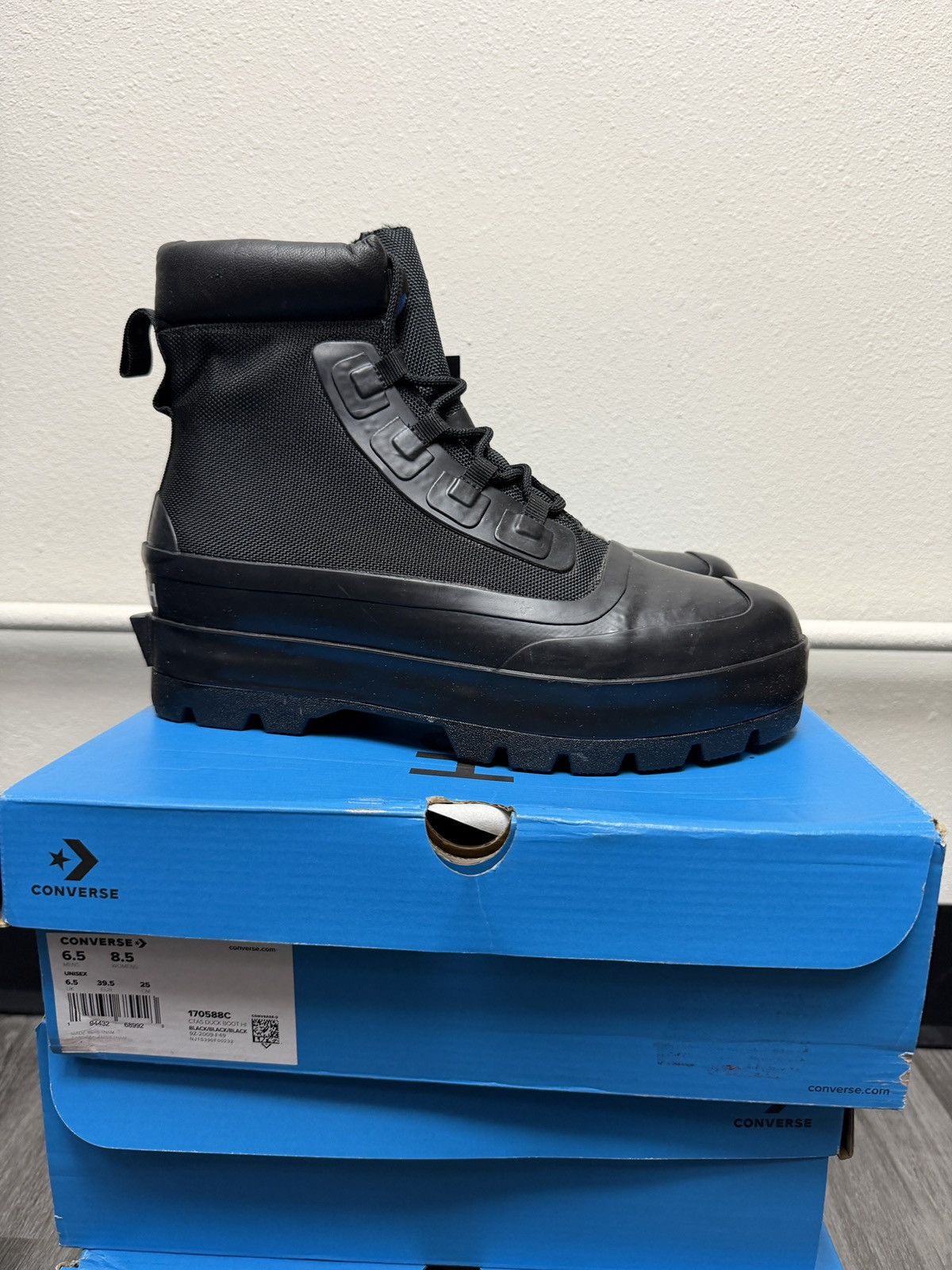 Ambush Design × Converse Converse x Ambush CTAS Duck Boot Black Canvas Womens Size US 8.5 / IT 38.5 - 1 Thumbnail