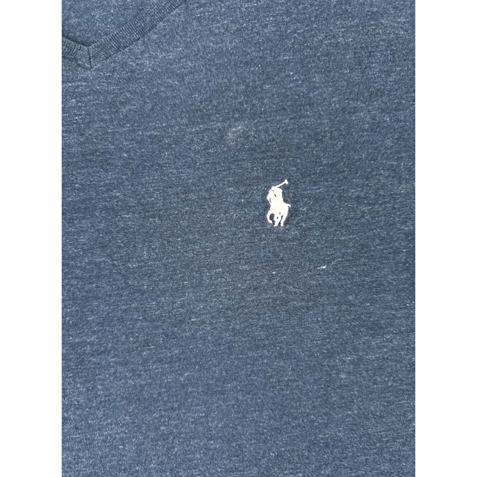Polo Ralph Lauren Polo Ralph Lauren Shirt Mens Medium Blue V-Neck Short Sleeve Logo Jersey Tee Size US M / EU 48-50 / 2 - 6 Thumbnail