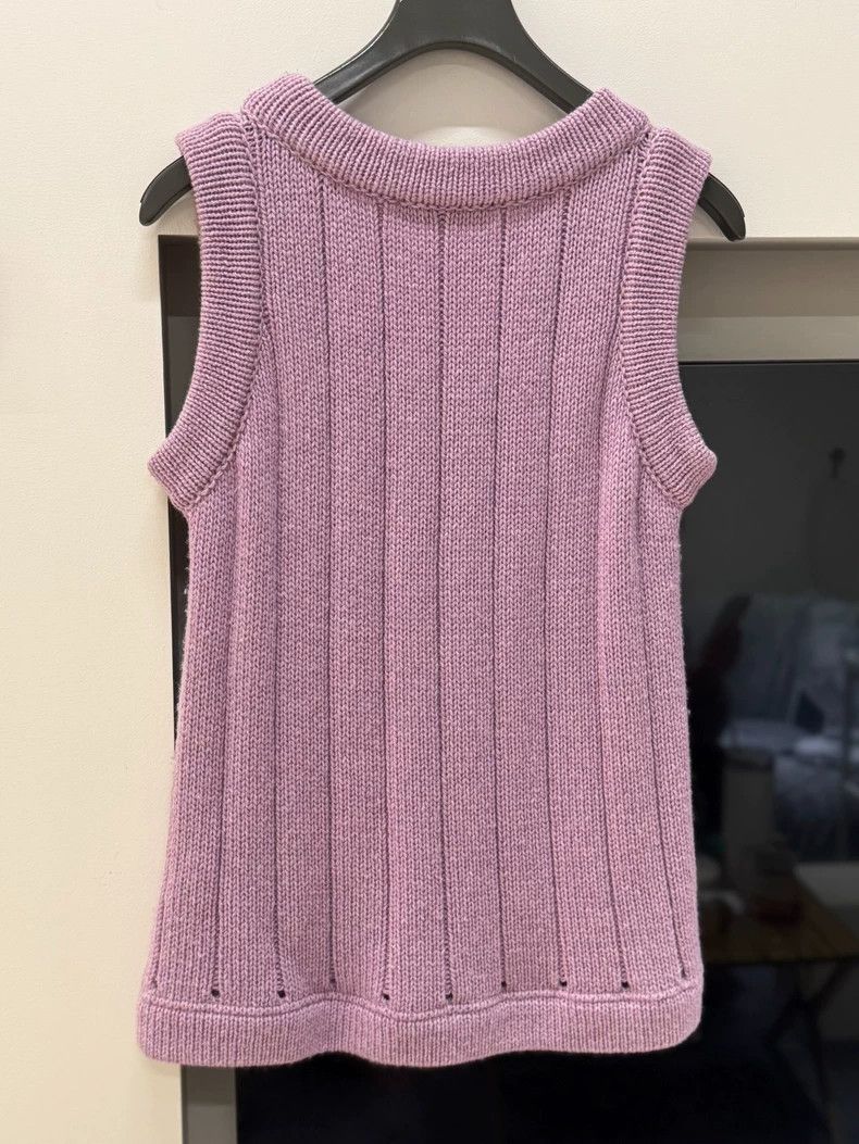 Raf Simons raf simons size s Knitted Vest for Spring/Summer 21 Show v Size 36S - 2 Thumbnail