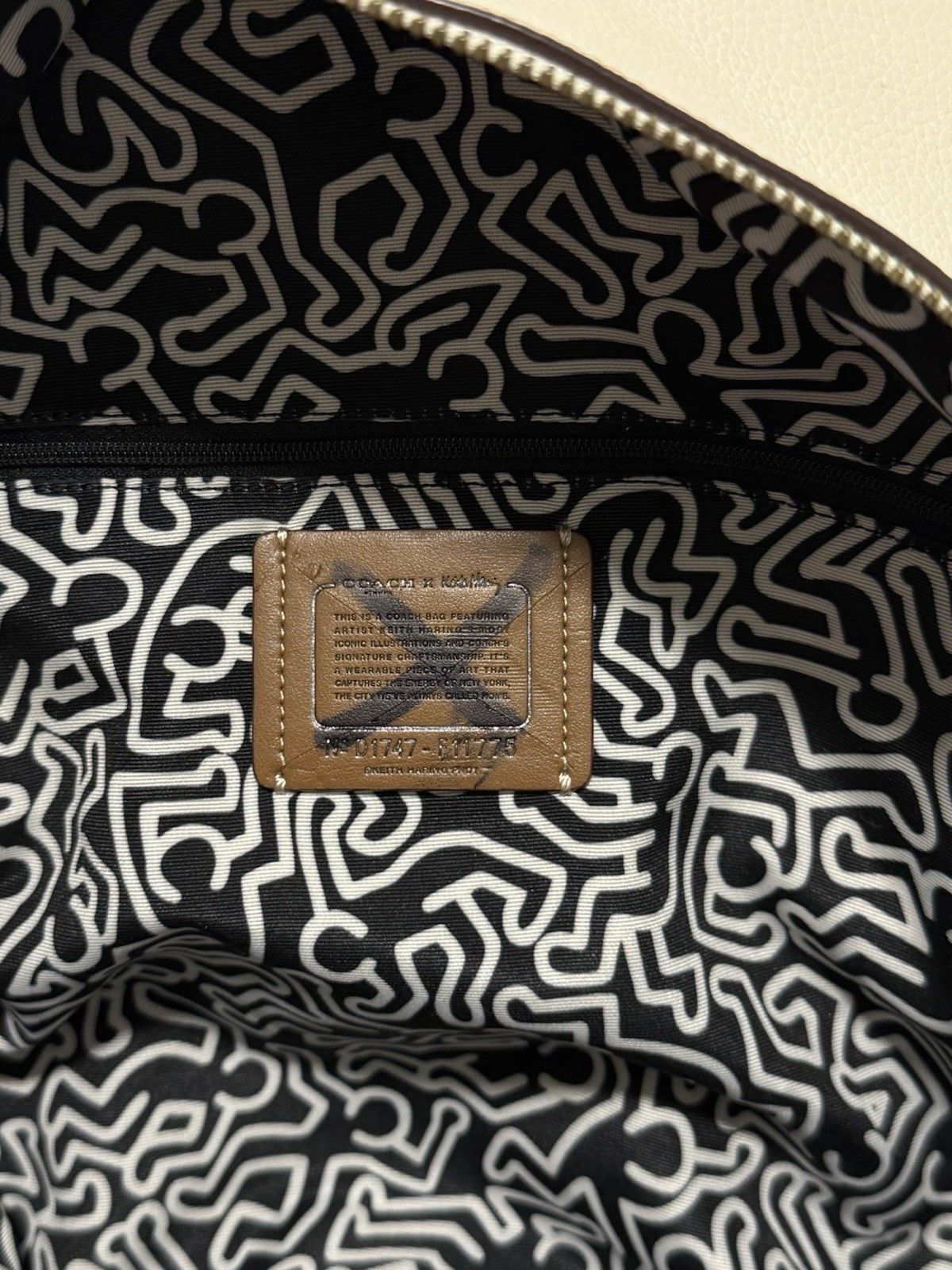 Coach × Keith Haring Coach x Keith Haring Backpack Bag Statue of Liberty Leather Size ONE SIZE - 16 Thumbnail