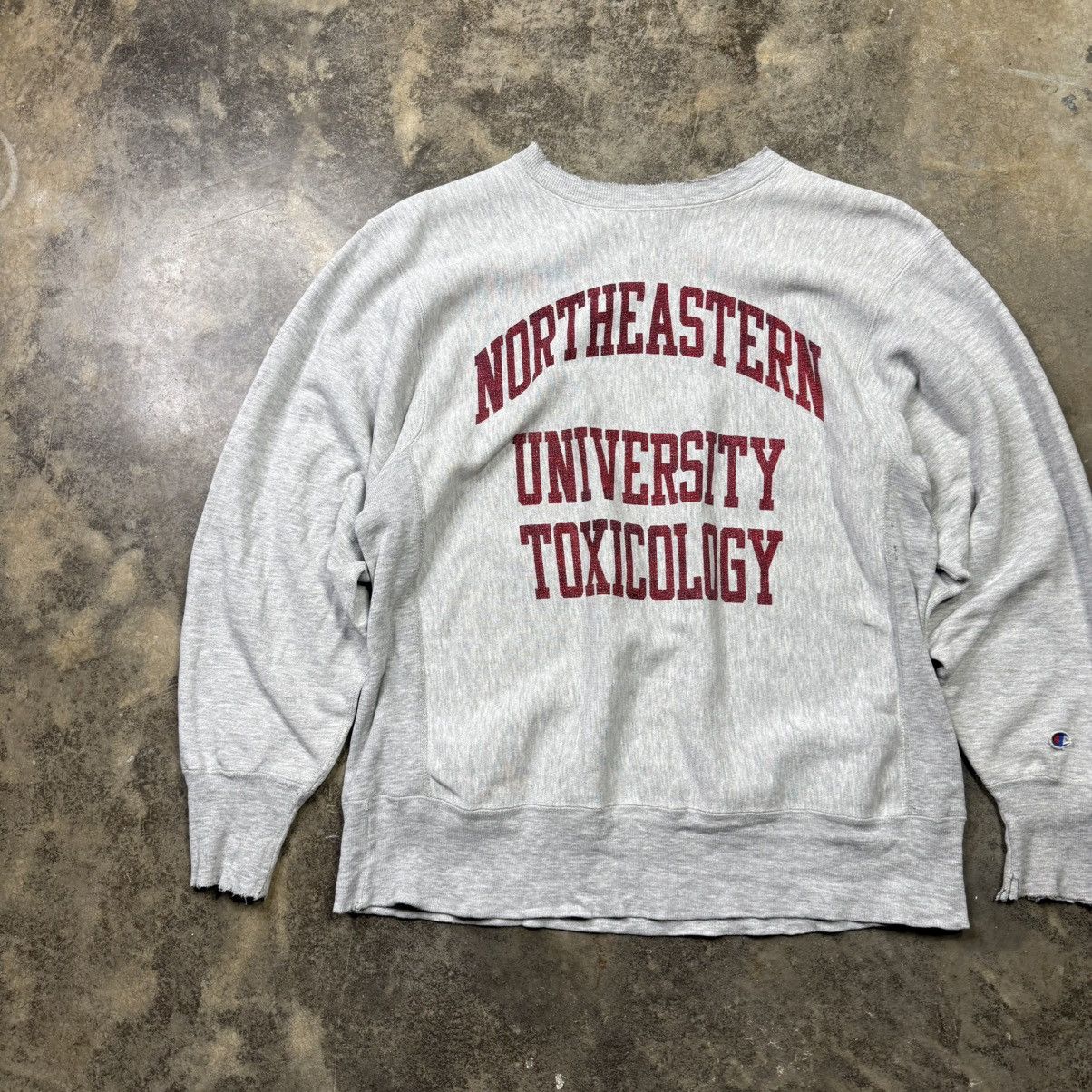Vintage vintage 80s champion reverse weave university sweathshirt Size US XL / EU 56 / 4 - 3 Thumbnail