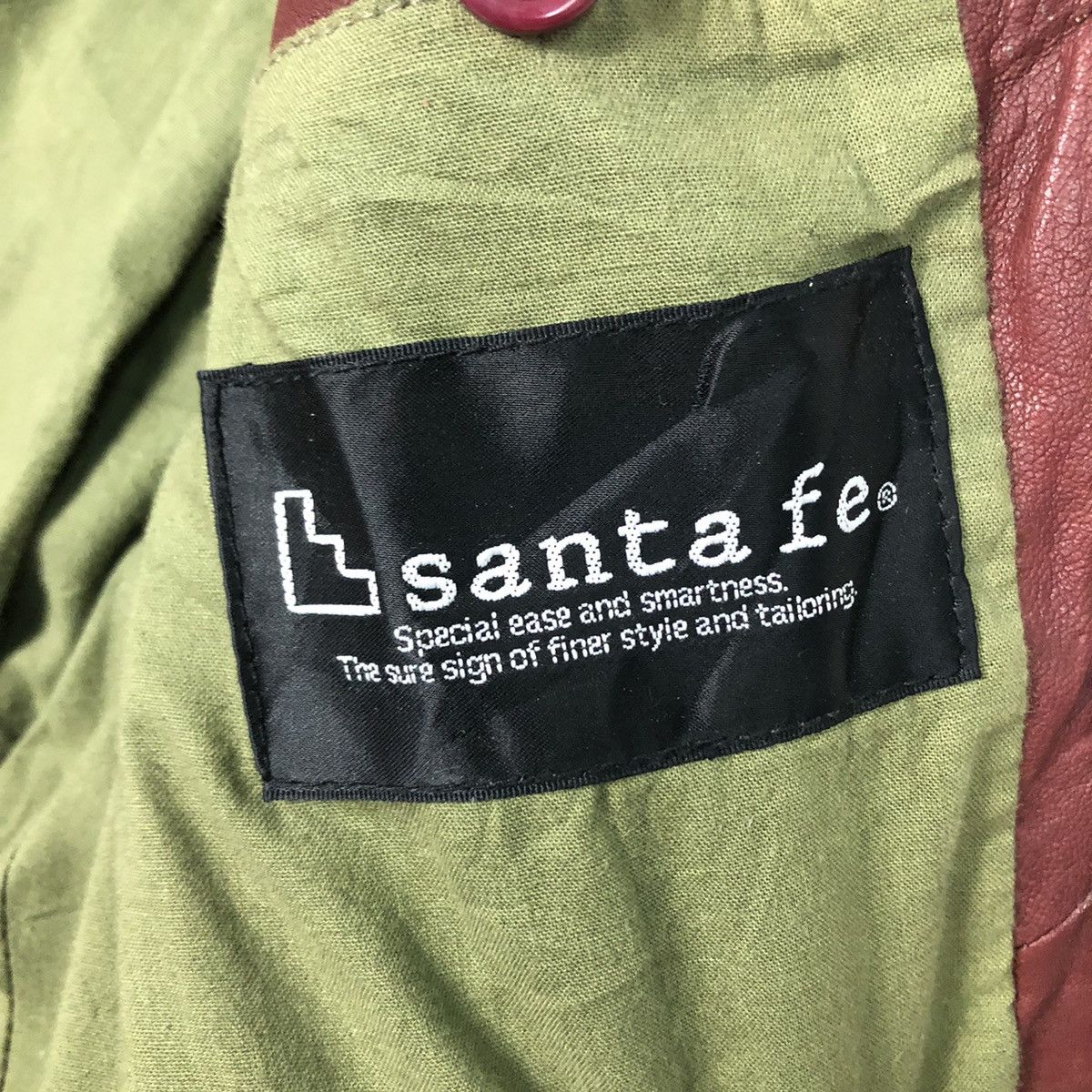 Japanese Brand 📌Vintage Biker Leather Jacket Santa Fe Bondage Issey Miyake Size US M / EU 48-50 / 2 - 20 Thumbnail