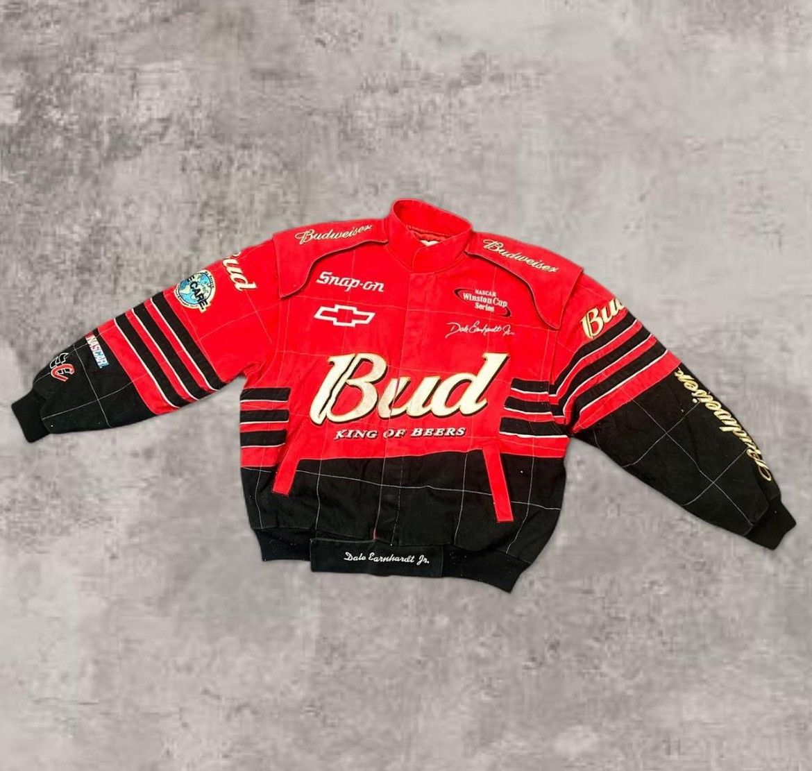 NASCAR Vintage Budweiser NASCAR Racing Jacket m Size US M / EU 48-50 / 2 - 2 Thumbnail