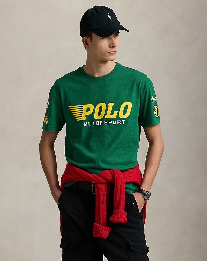 Polo Ralph Lauren Polo Ralph Lauren Classic Fit Jersey Graphic T-Shirt Green Size US XL / EU 56 / 4 - 1 Thumbnail