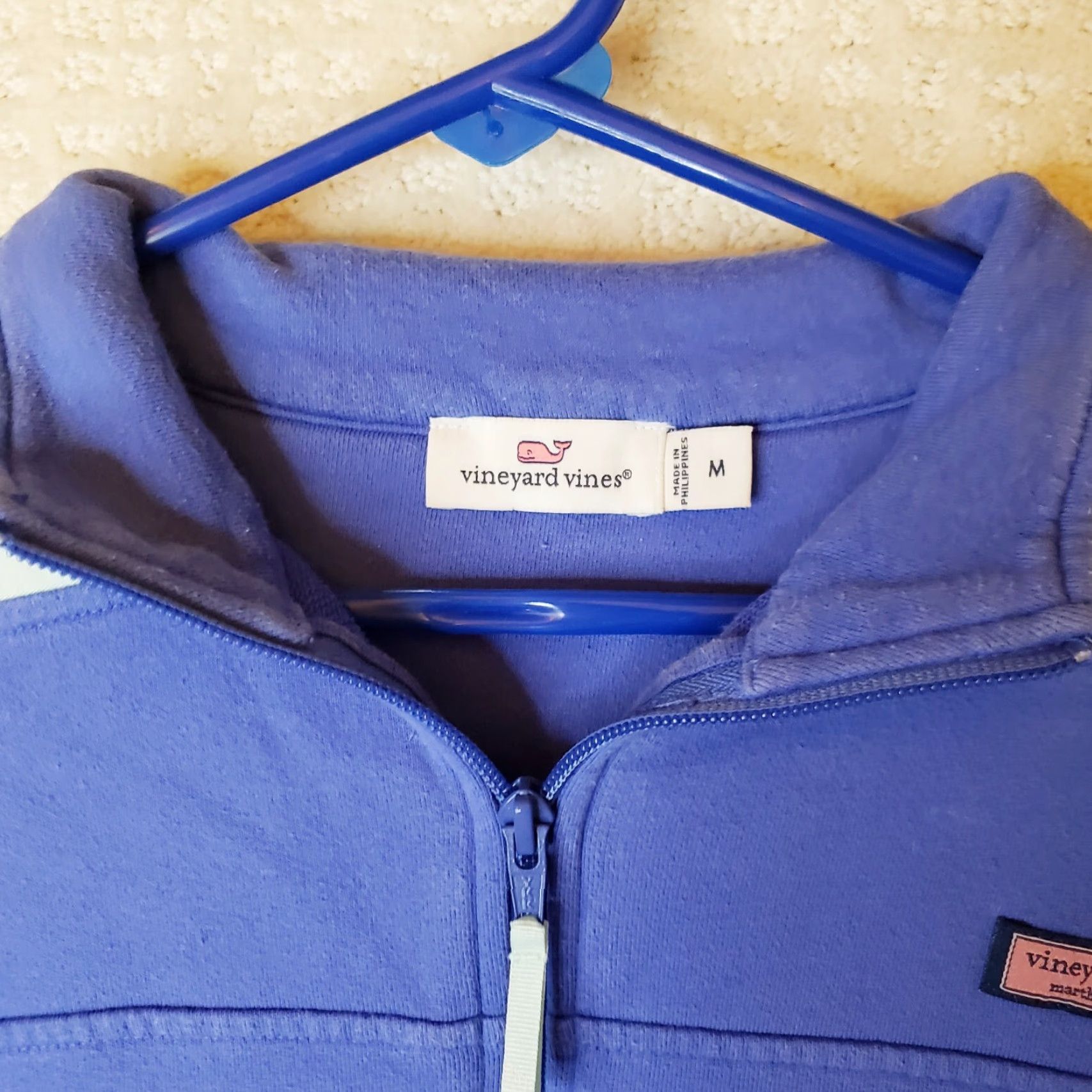 Vineyard Vines Vineyard Vines Pullover Sweatshirt 1/4 Zip Women’s M Blue Green Multicolor Pullover Sweatshirt Womens M Size M / US 6-8 / IT 42-44 - 4 Thumbnail