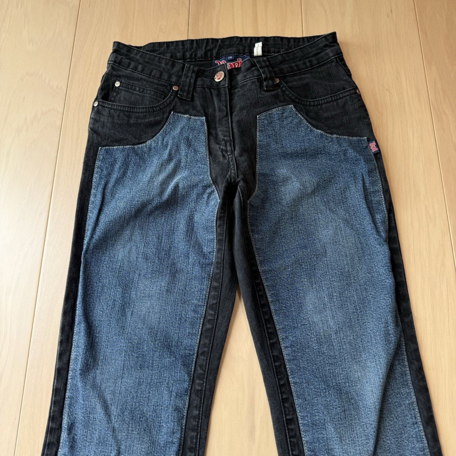 Karl Kani Vintage Karl Kani Jeans Women's 27 Blue Black Double Knee Size 27" / US 4 / IT 40 - 3 Thumbnail