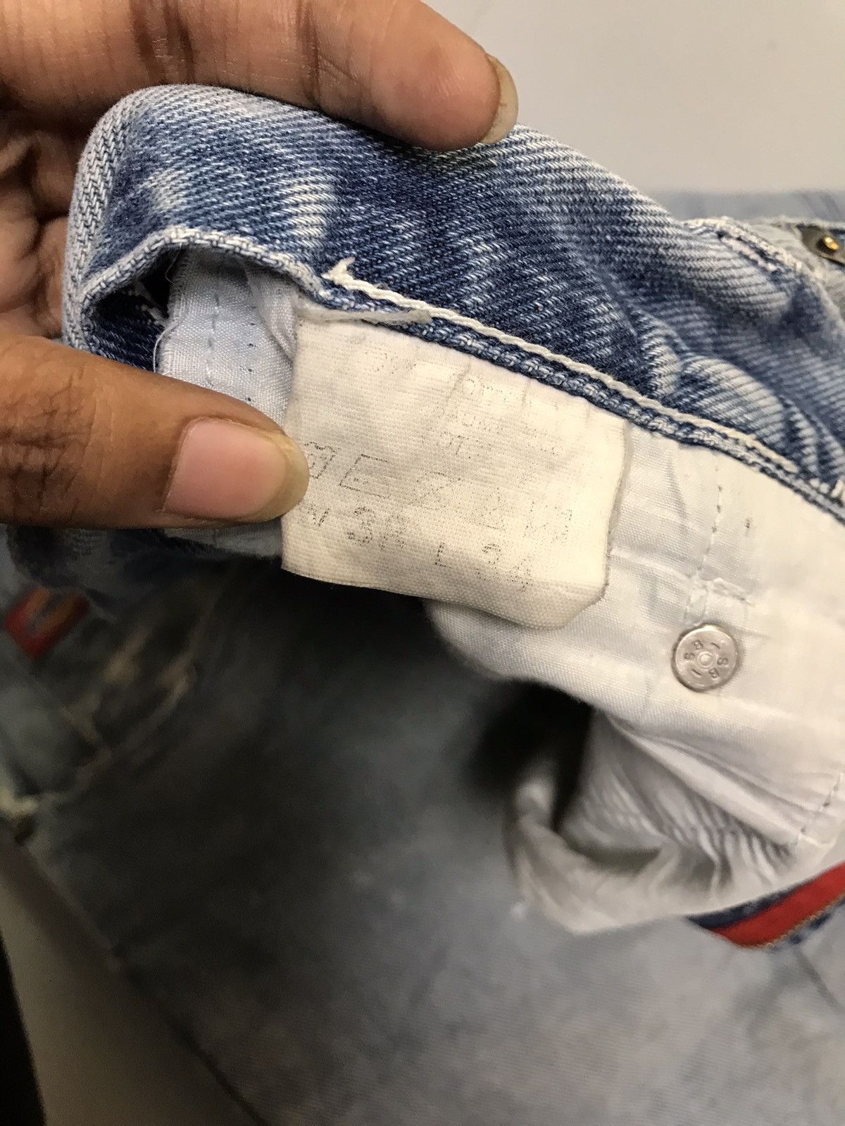 Dickies Vintage dickies big daddy damaged denim Size US 40 / EU 56 - 11 Thumbnail