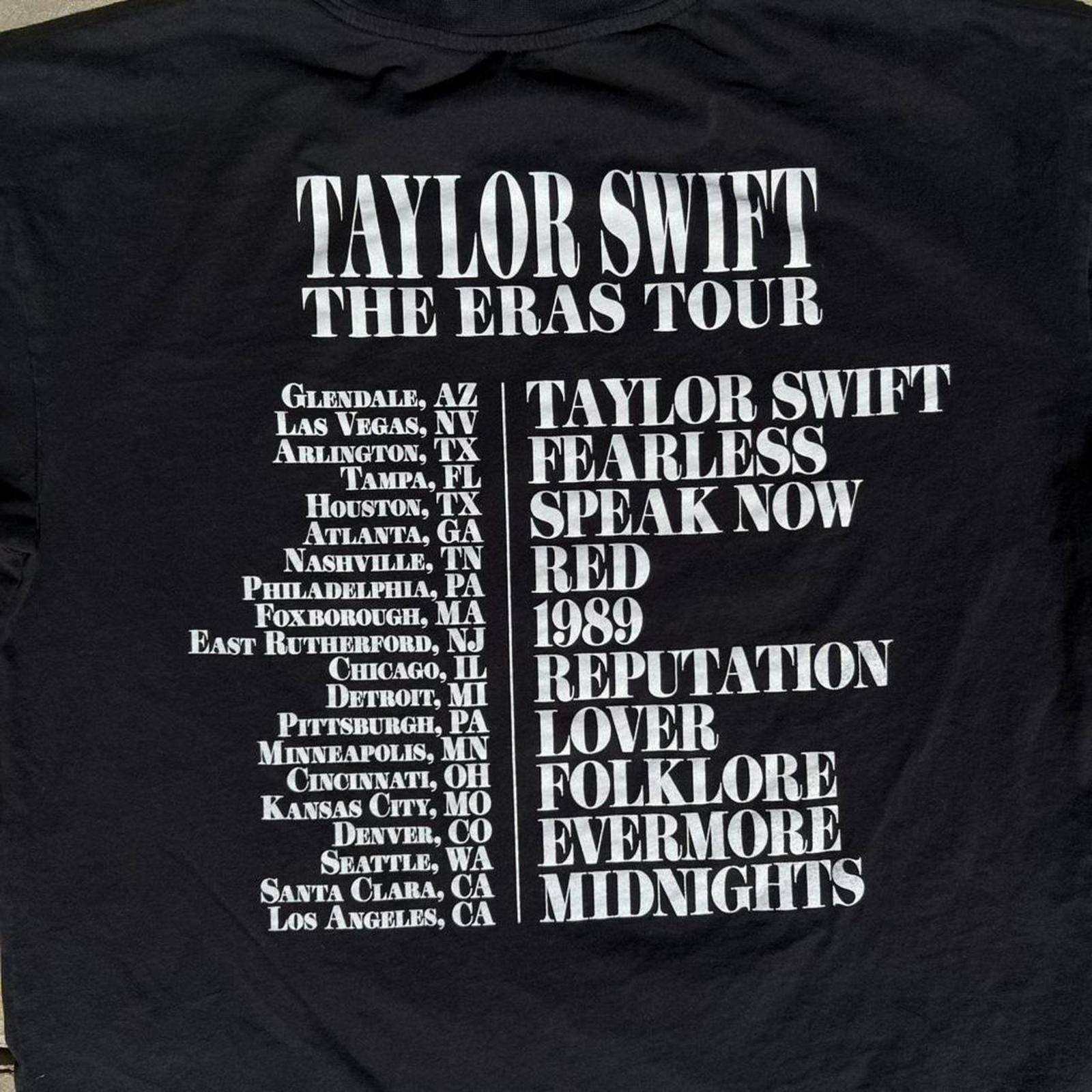 Other Taylor Swift The Era’s Tour Black Band Shirt Size US L / EU 52-54 / 3 - 5 Thumbnail