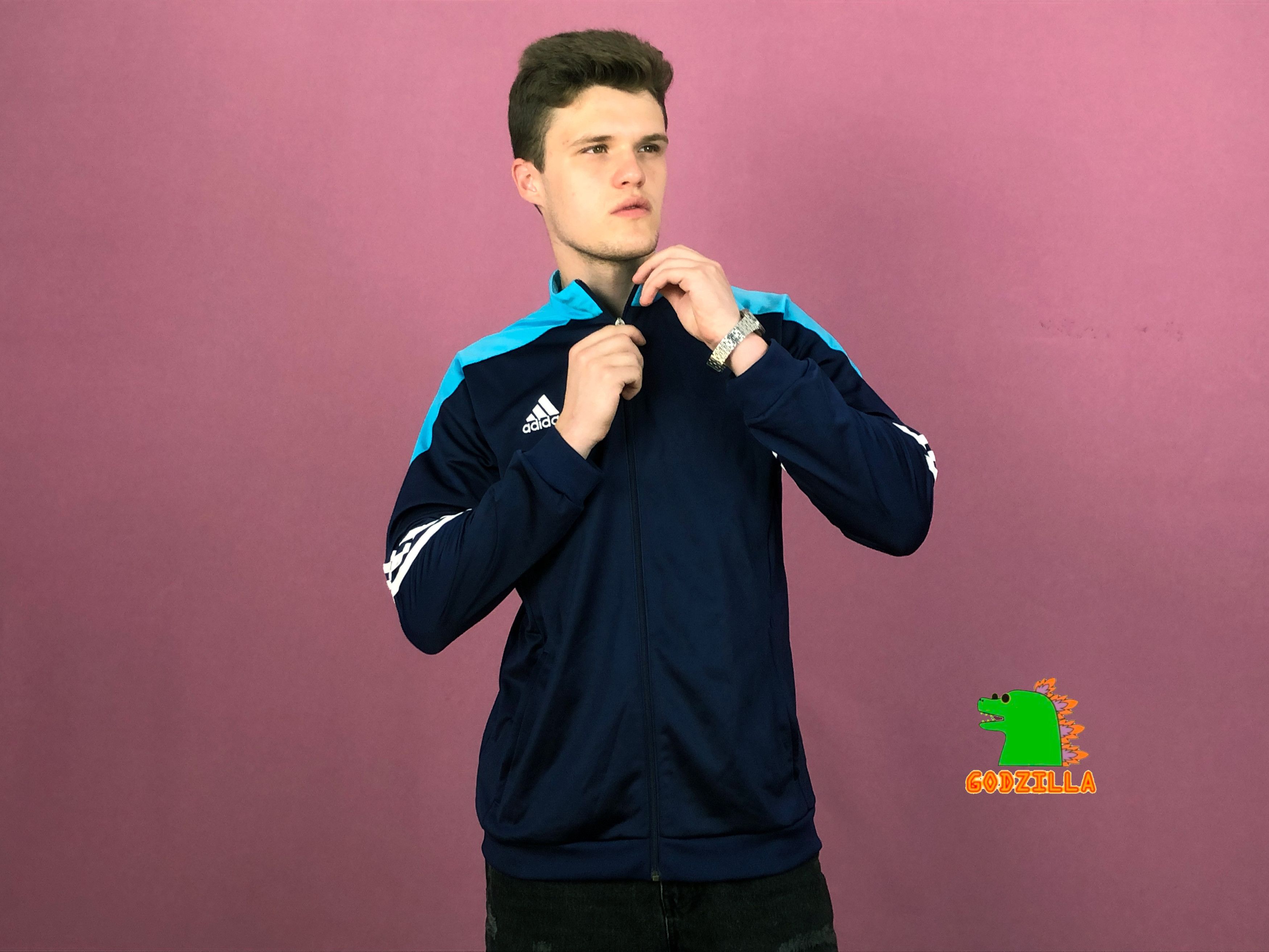 Adidas Adidas Vintage Men's Track Jacket - Size L Size US L / EU 52-54 / 3 - 4 Thumbnail