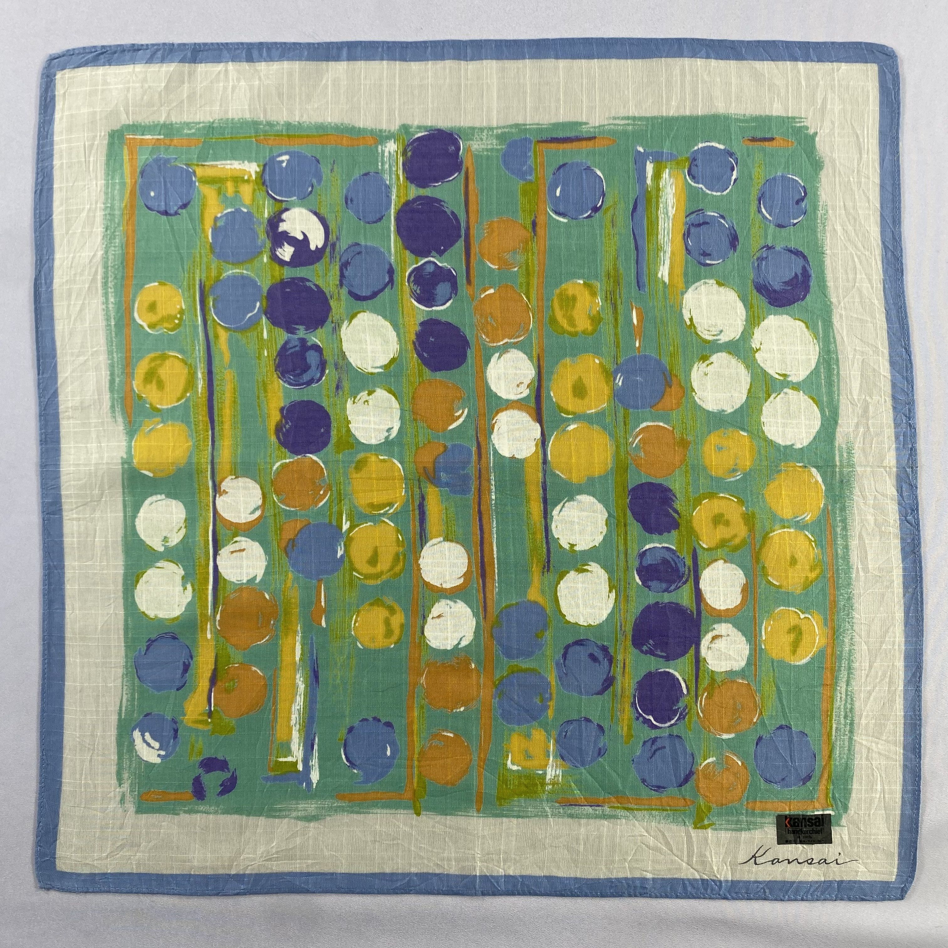 Kansai Yamamoto × Vintage Kansai Yamamoto Neckerchief / Bandana / Handkerchief-P1645 Size ONE SIZE - 1 Thumbnail