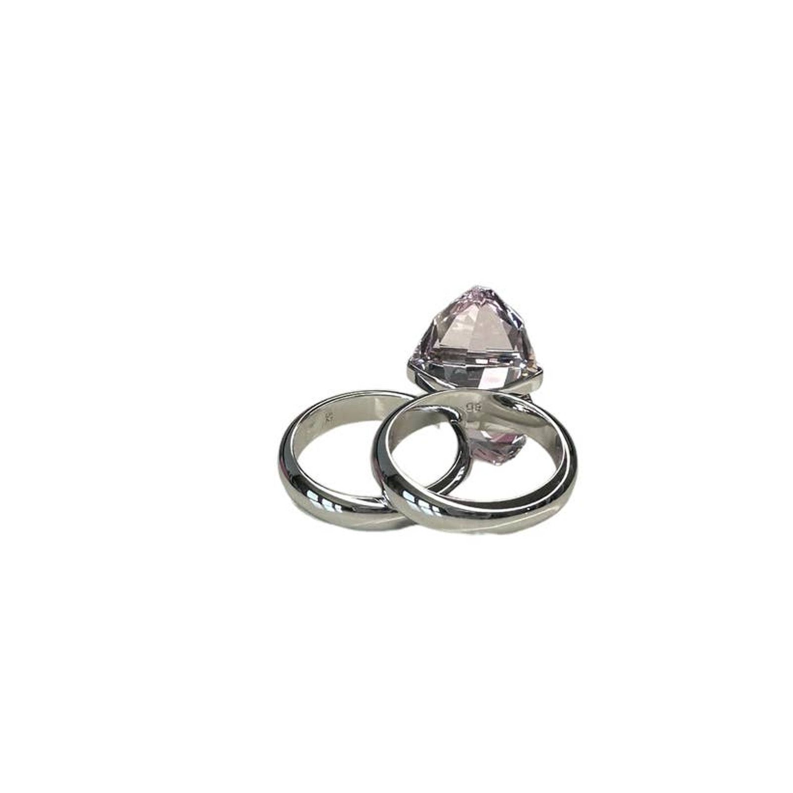 Swarovski Swarovski Lucent ring Magnetic, Pink 4 3/4 USA Size ONE SIZE - 7 Thumbnail