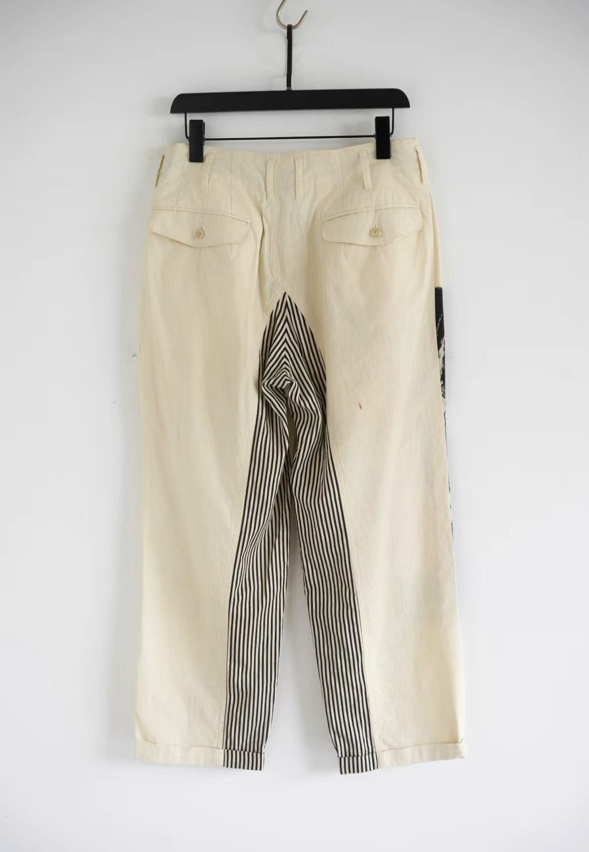 Yohji Yamamoto Yohji Yamamoto 17SS Yuka Asakura Hand-Printed Trousers J4 Size US 32 / EU 48 - 2 Thumbnail