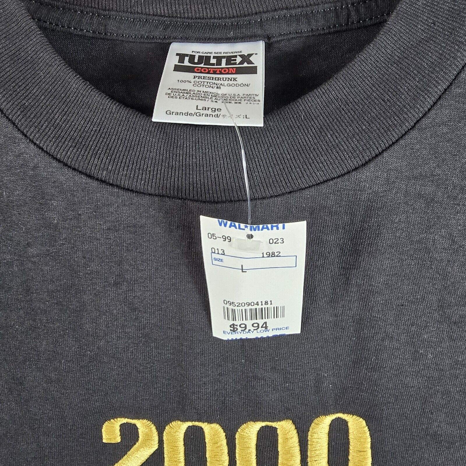 Tultex NOS Vtg The Turn of The Millenium 2000 I Was There Shirt L Size US L / EU 52-54 / 3 - 6 Thumbnail