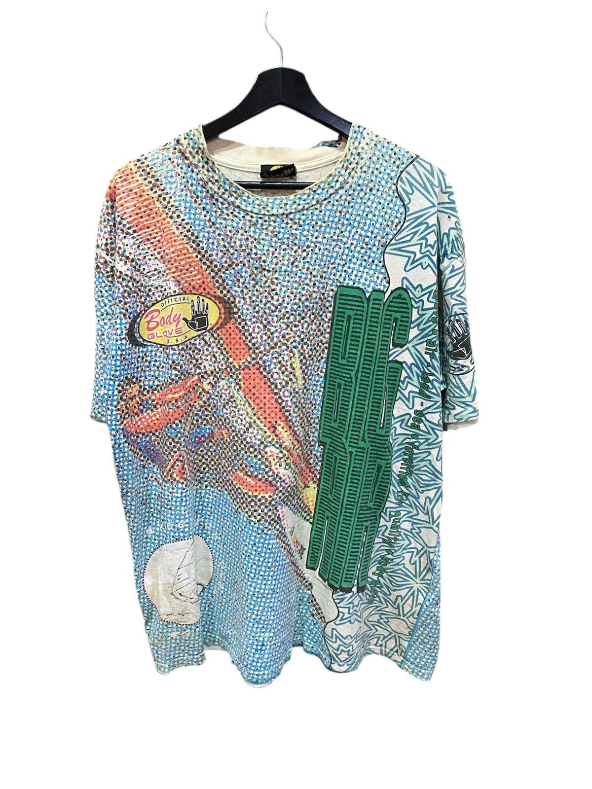 Body Glove VINTAGE 90S BODY GLOVE BIG AIR ALL OVER PRINT SHIRT Size US L / EU 52-54 / 3 - 1 Thumbnail