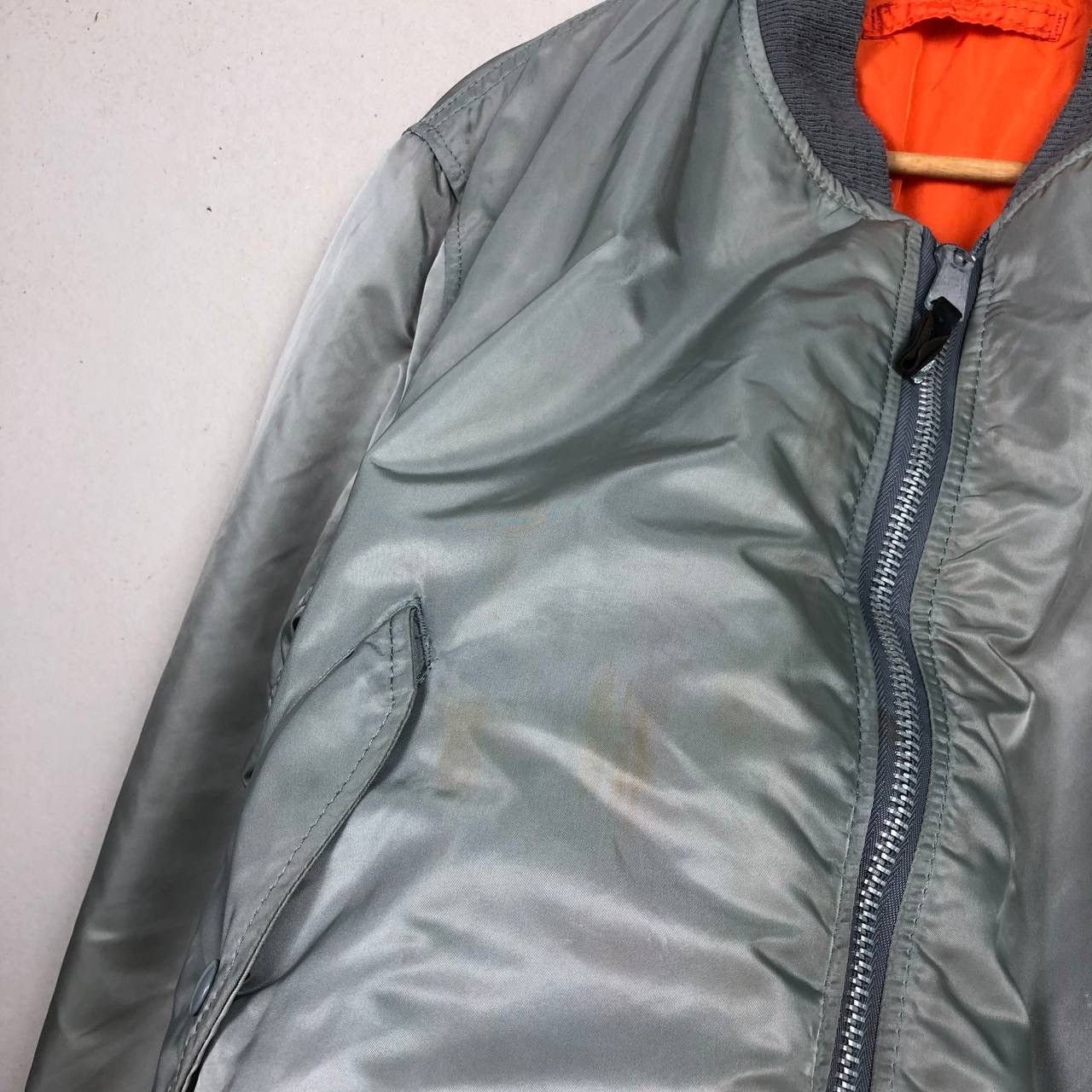 Alpha Industries Vintage Alpha Industries MA-1 Flight Jacket Bomber Jacket Size US L / EU 52-54 / 3 - 8 Thumbnail