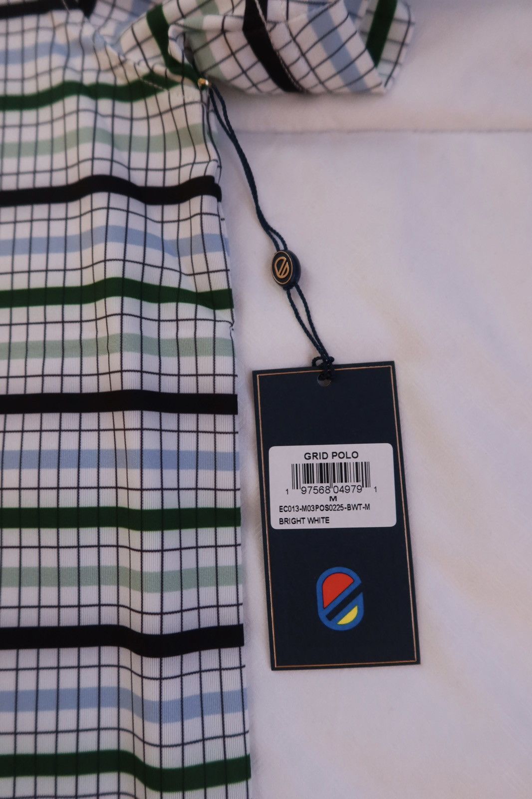 Other Grid Polo Bright White Size US M / EU 48-50 / 2 - 8 Thumbnail