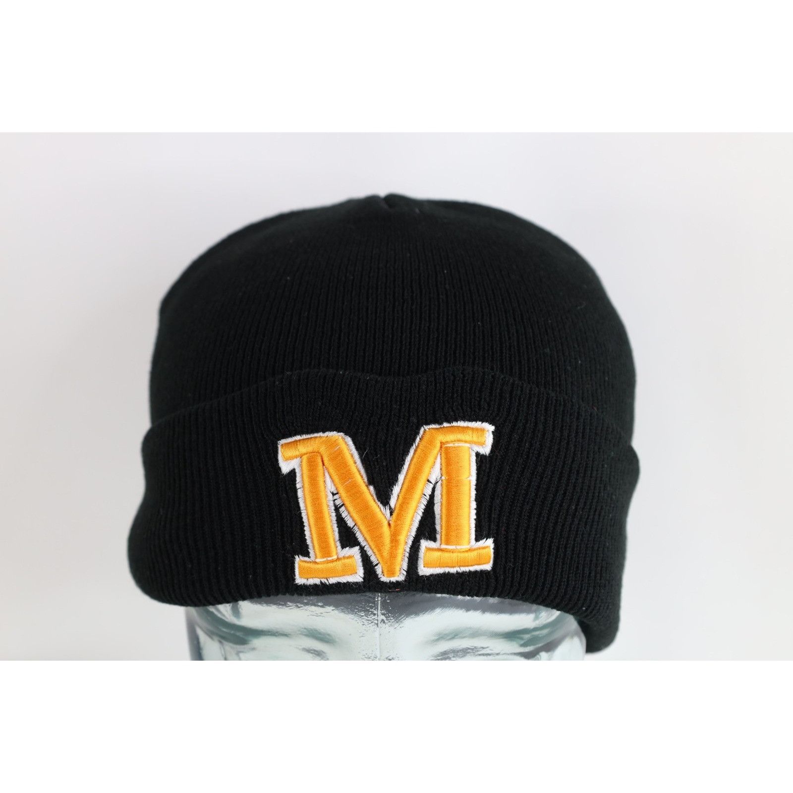 Vintage Vintage 90s Faded University Michigan Winter Knit Beanie Hat Size ONE SIZE - 1 Thumbnail