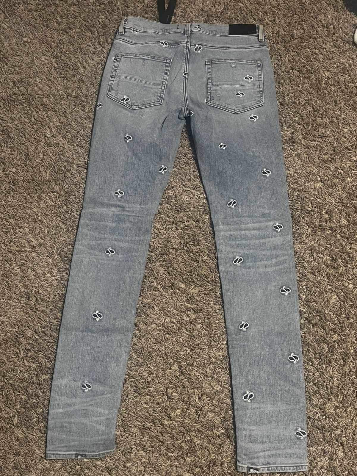 Amiri Amiri Embroidery Broken J (DM me to negotiate) Size US 32 / EU 48 - 2 Thumbnail