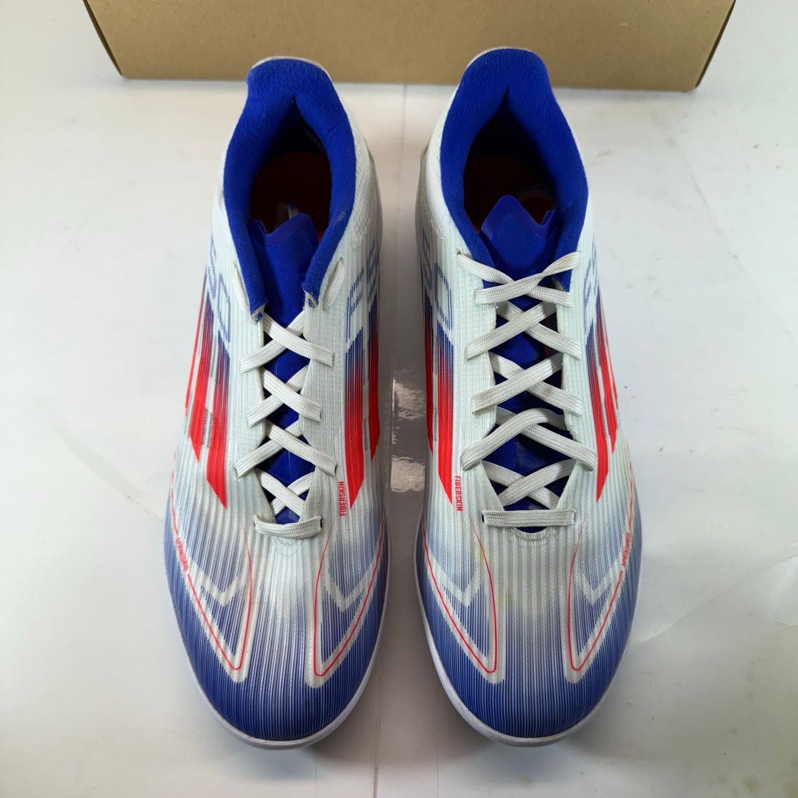Adidas Adidas F50 Club Football White/Multicolor Size 7.5 Youth Size US 7.5 / IT 37.5 - 4 Thumbnail