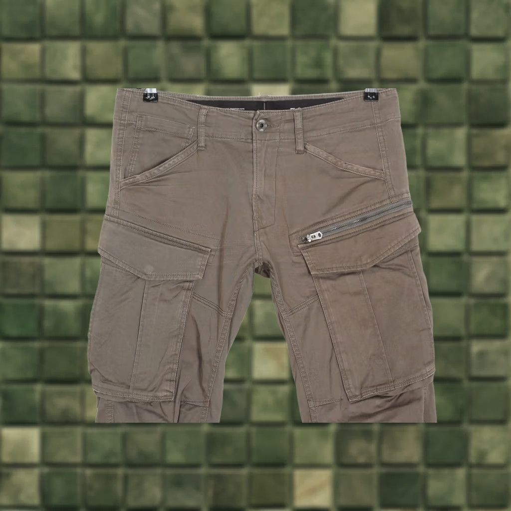 G-Star G-Star ROVIC ZIP 3D STRAIGHT TAPERED Cargo Pants Trousers Men W30 L32 DZ776, Grey Brown, 30 Regular, Zip, Twill, Casual, Mens Size US 30 / EU 46 - 1 Thumbnail