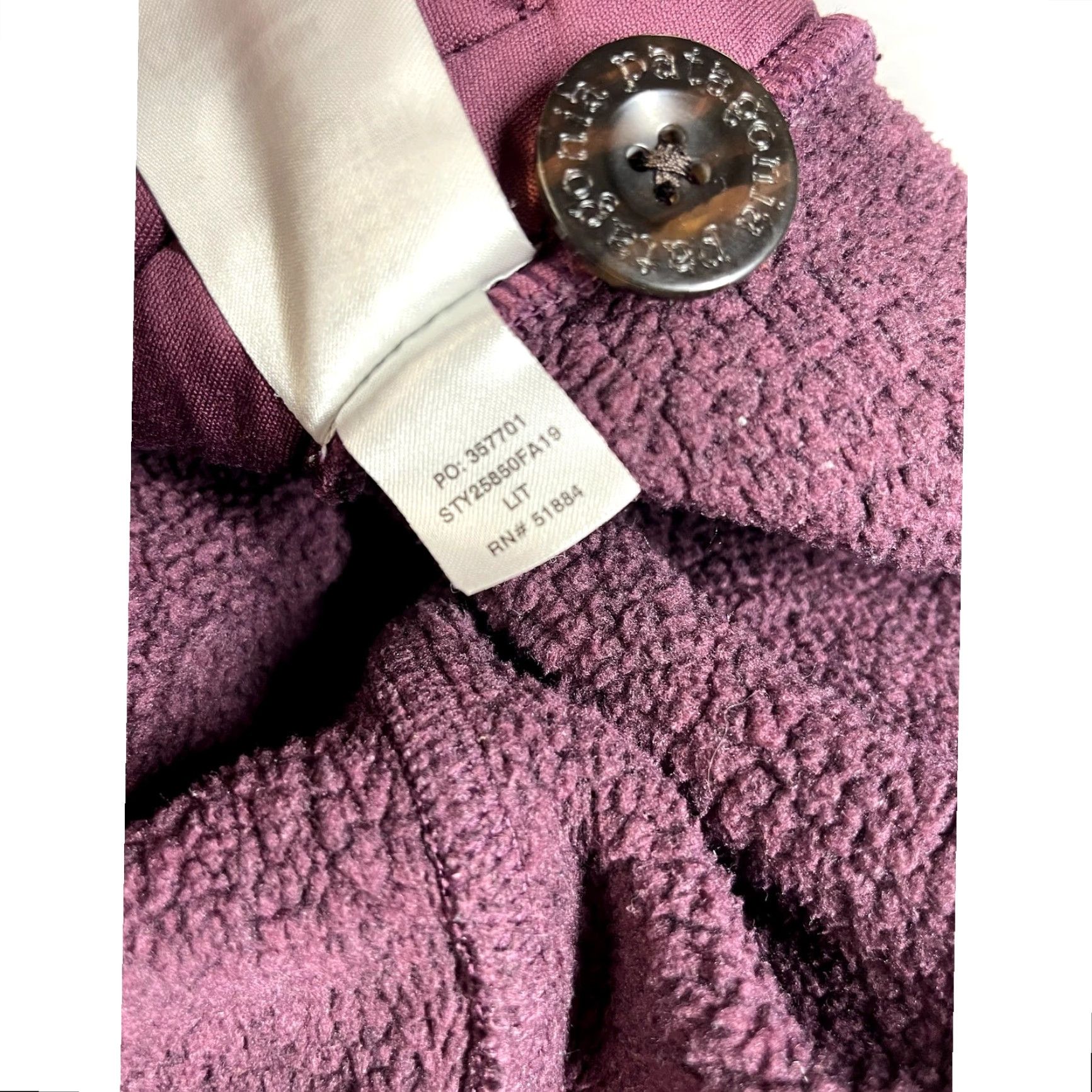 Patagonia Patagonia Women's Better Sweater Coat Cardigan XS Purple - Light Balsamic - 18" Armpit to Armpit, 25" Shoulder to Hem - Women Size XS / US 0-2 / IT 36-38 - 6 Thumbnail