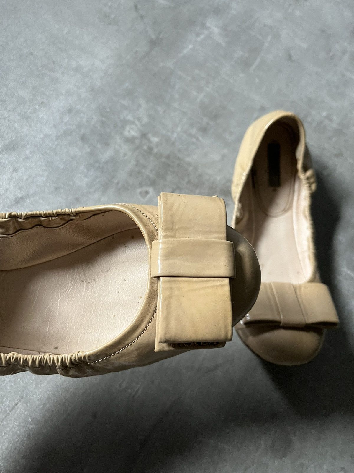 Prada Prada ballet yellow cream vintage women shoes Size US 9.5 / IT 39.5 - 11 Thumbnail