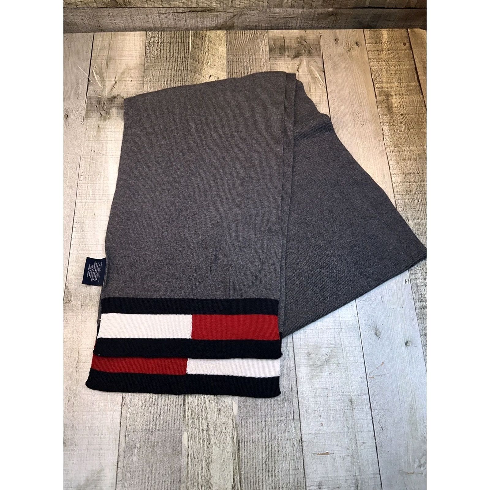 Tommy Hilfiger Tommy Hilfiger Scarf Womens Gray Size ONE SIZE - 2 Thumbnail