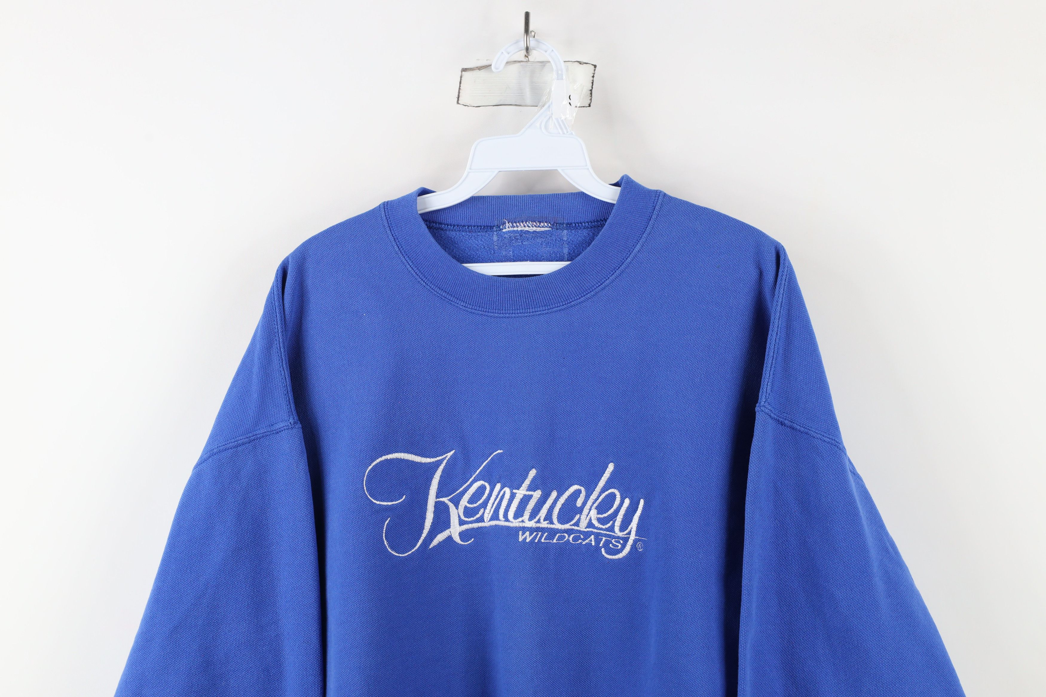 Vintage Vintage 90s Spell Script University of Kentucky Sweatshirt Size US XL / EU 56 / 4 - 2 Thumbnail