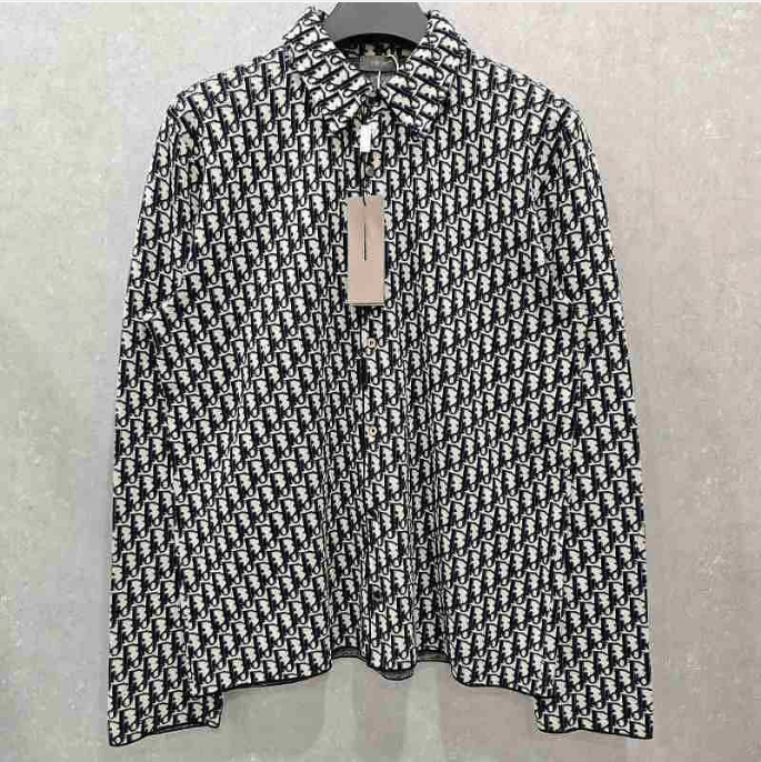 Dior Dior all-over print jacket shirt coat Size US L / EU 52-54 / 3 - 1 Thumbnail