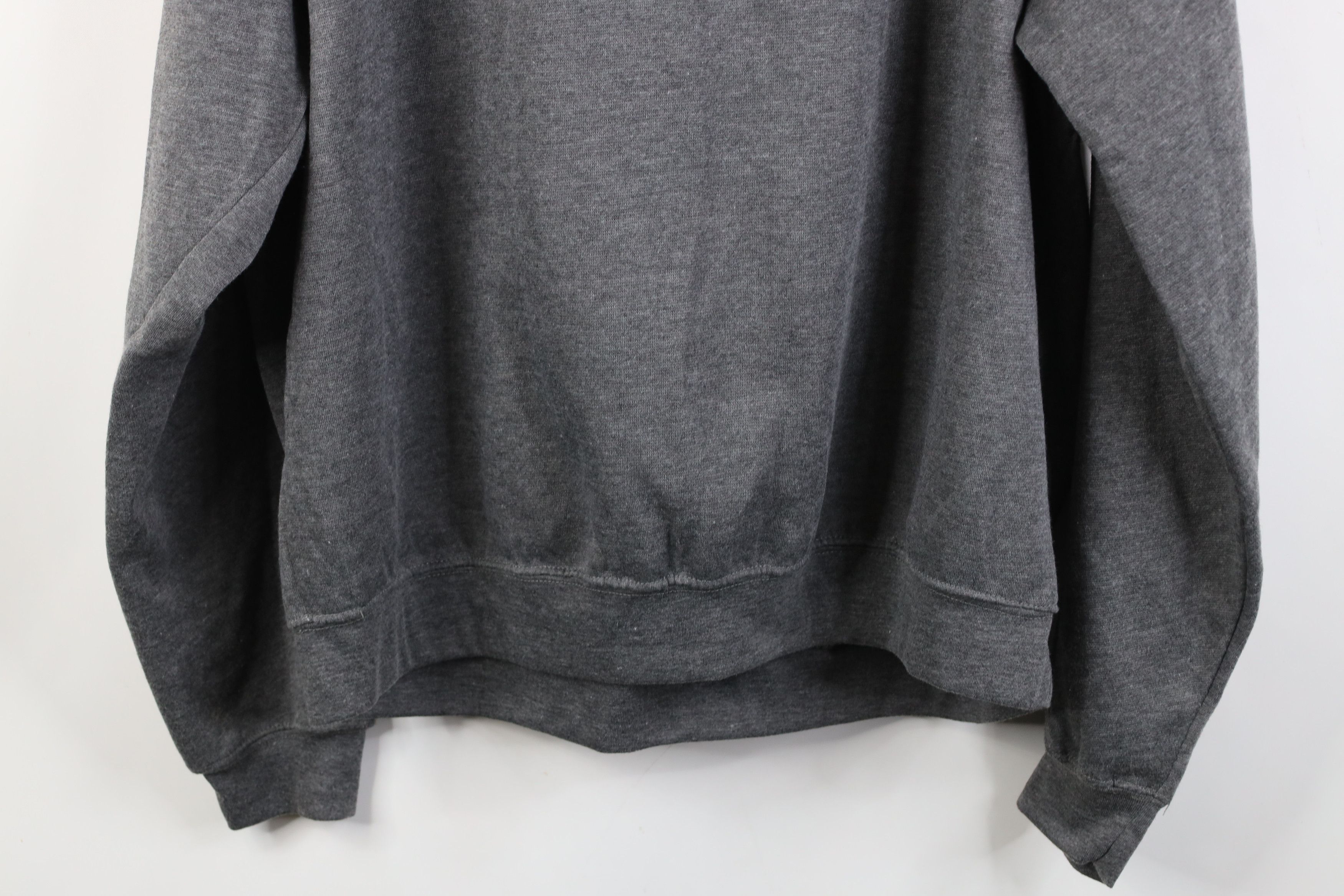 Vintage Vintage 90s Y2K Streetwear Faded Blank Crewneck Sweatshirt Size US XL / EU 56 / 4 - 9 Thumbnail