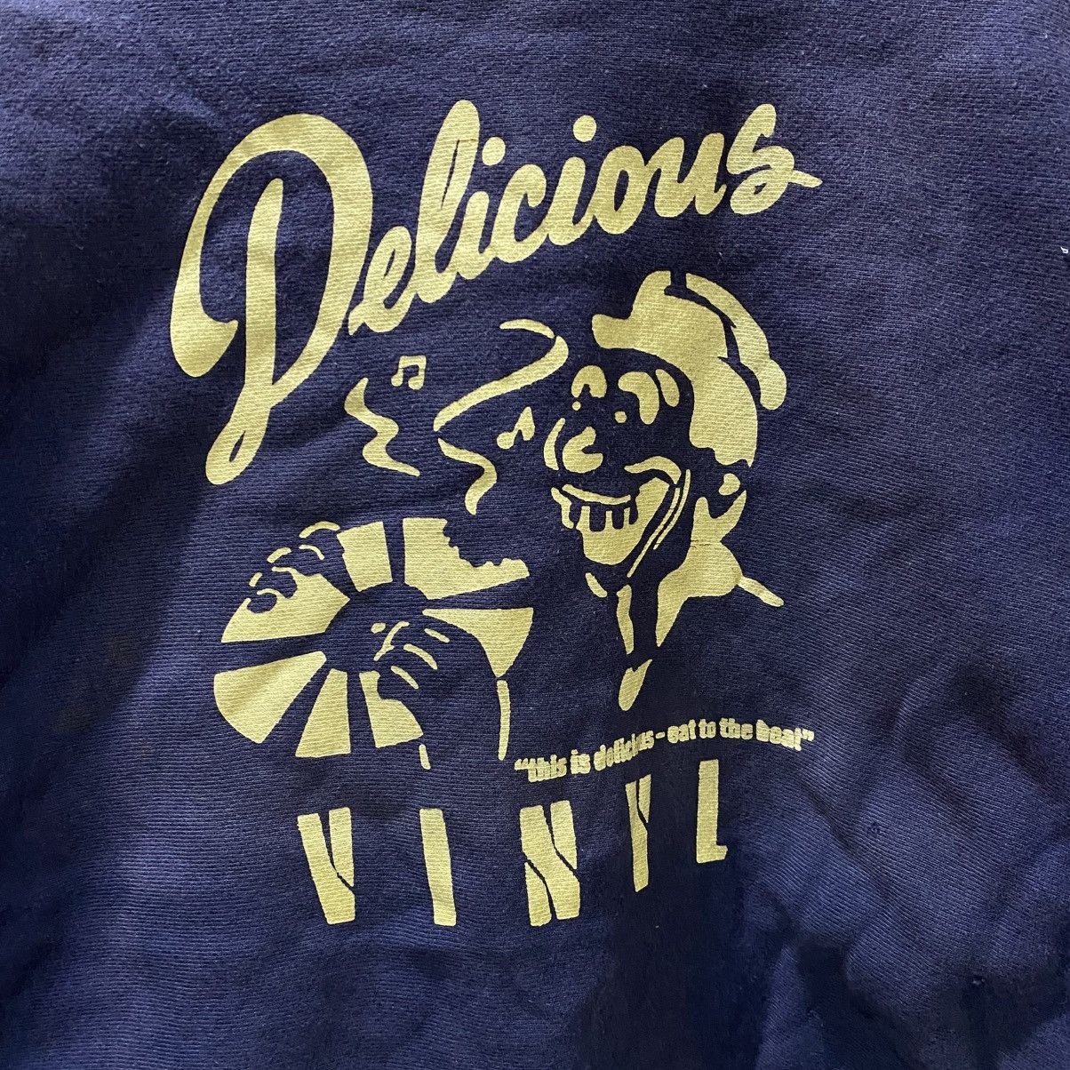Delicious Vinyl Vintage 90s Rare Delicious Vinyl HipHop Record Sweatshirts Size US M / EU 48-50 / 2 - 5 Thumbnail